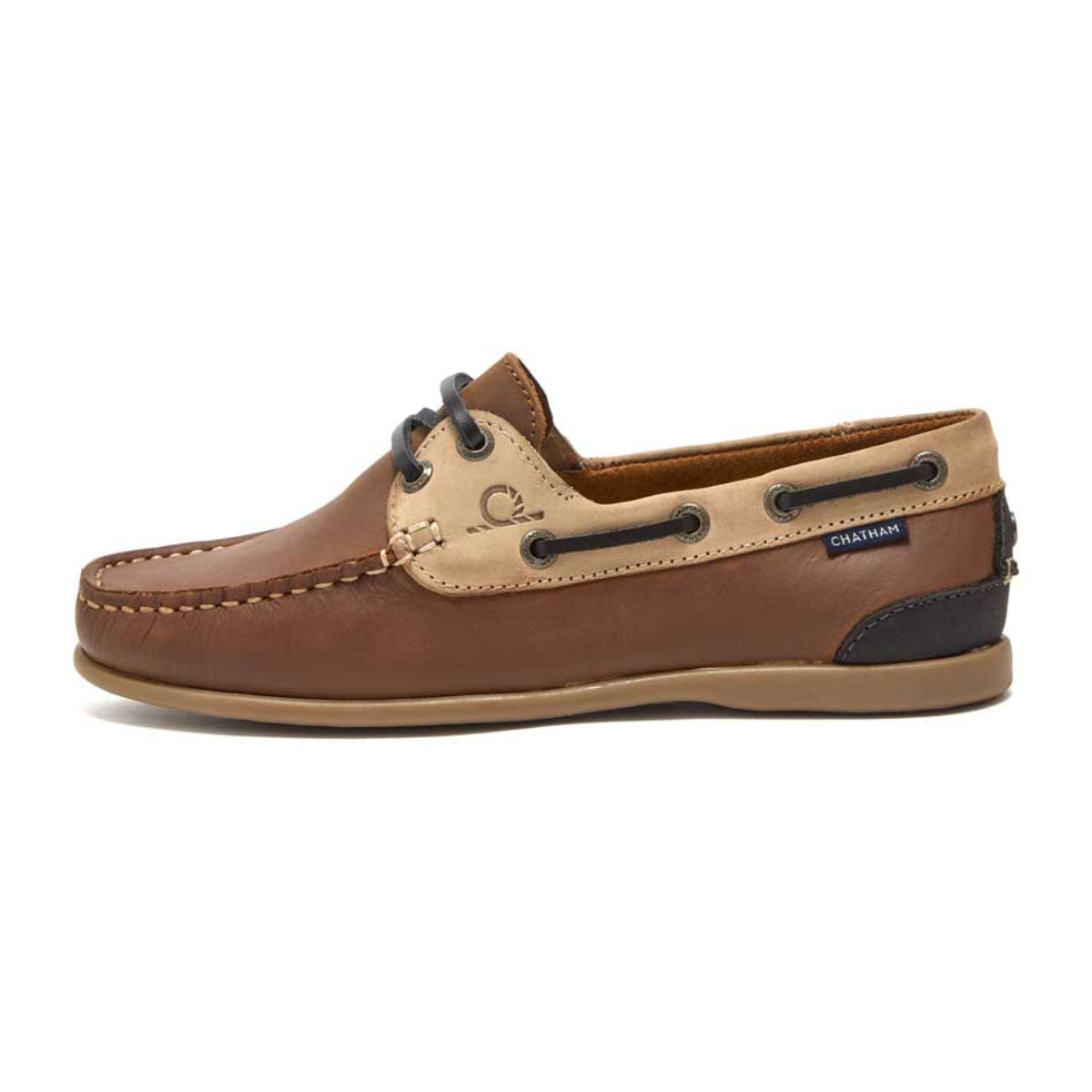 Chatham Penang Lady Women's Deck Shoes - Sand/Tan - Left