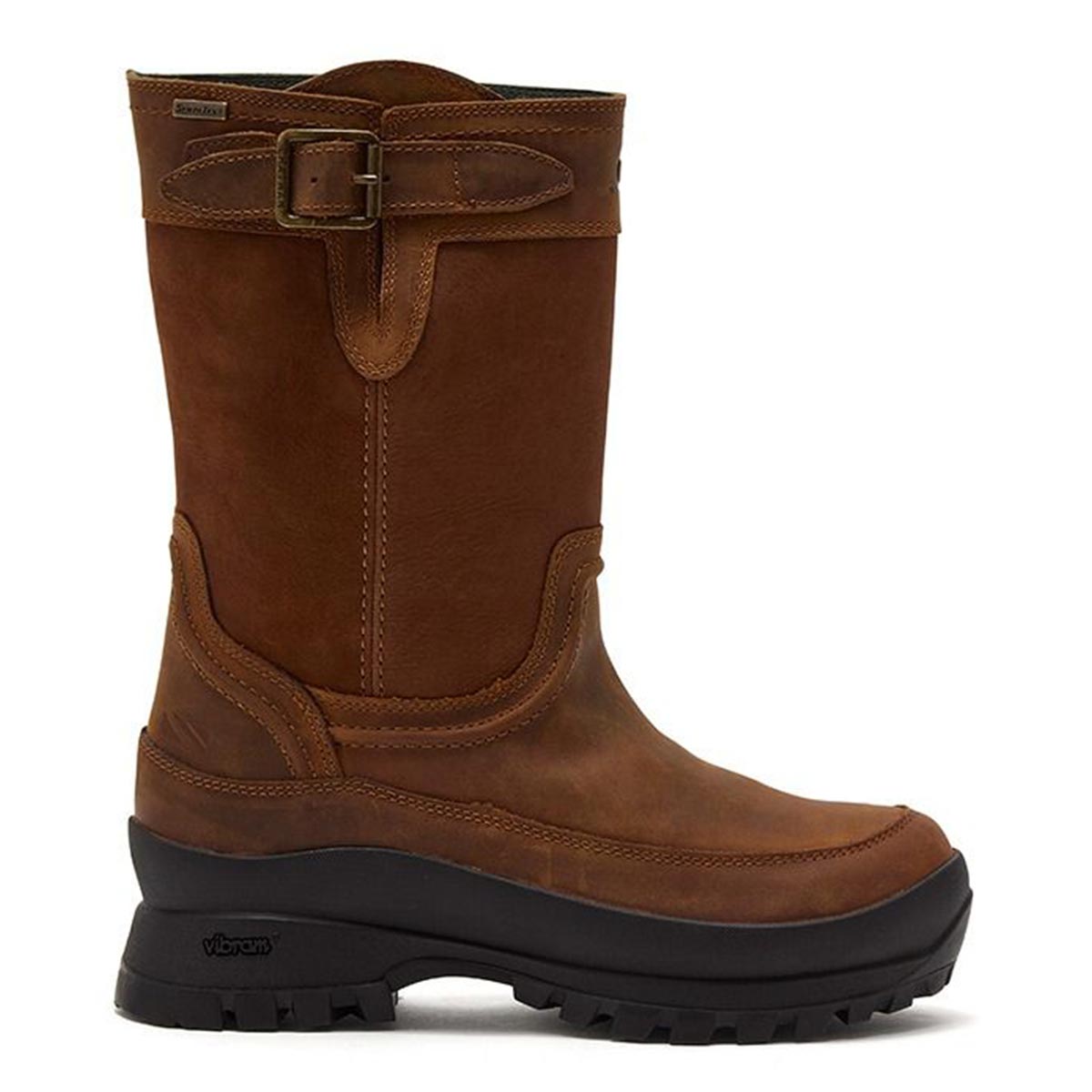 Chatham Windsor Lady Waterproof Mid Calf Boot - Tan/Tan - Left