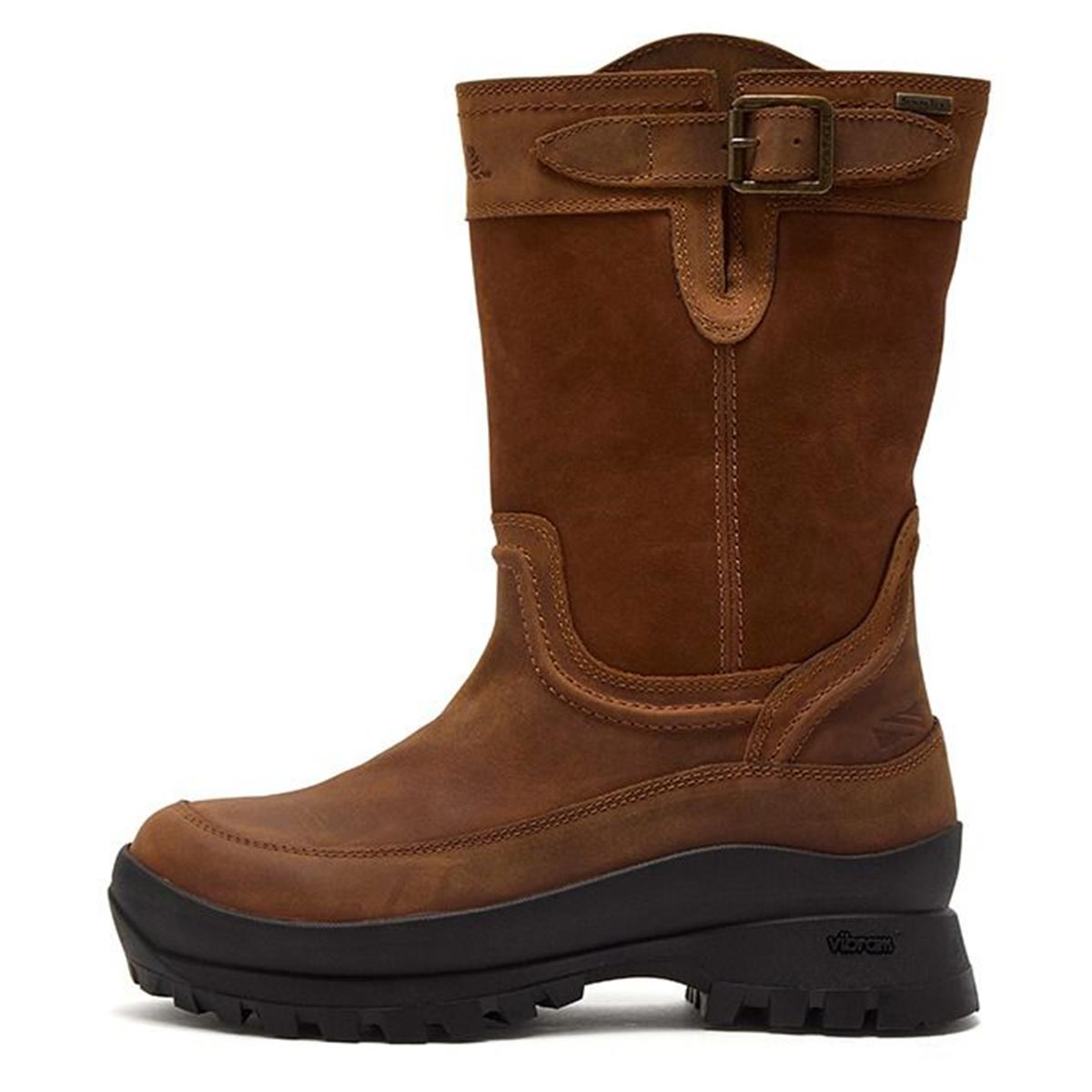 Chatham Windsor Lady Waterproof Mid Calf Boot - Tan/Tan- Right