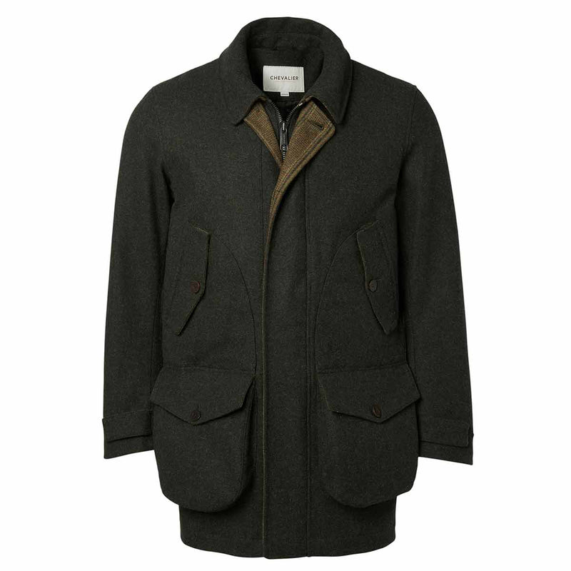 Chevalier Burley Chevalite Wool Coat Men