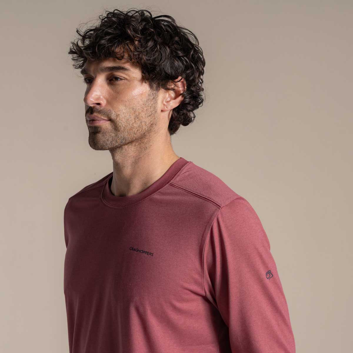 Craghoppers NosiLife Abel Long Sleeved T-Shirt - Atlas Red