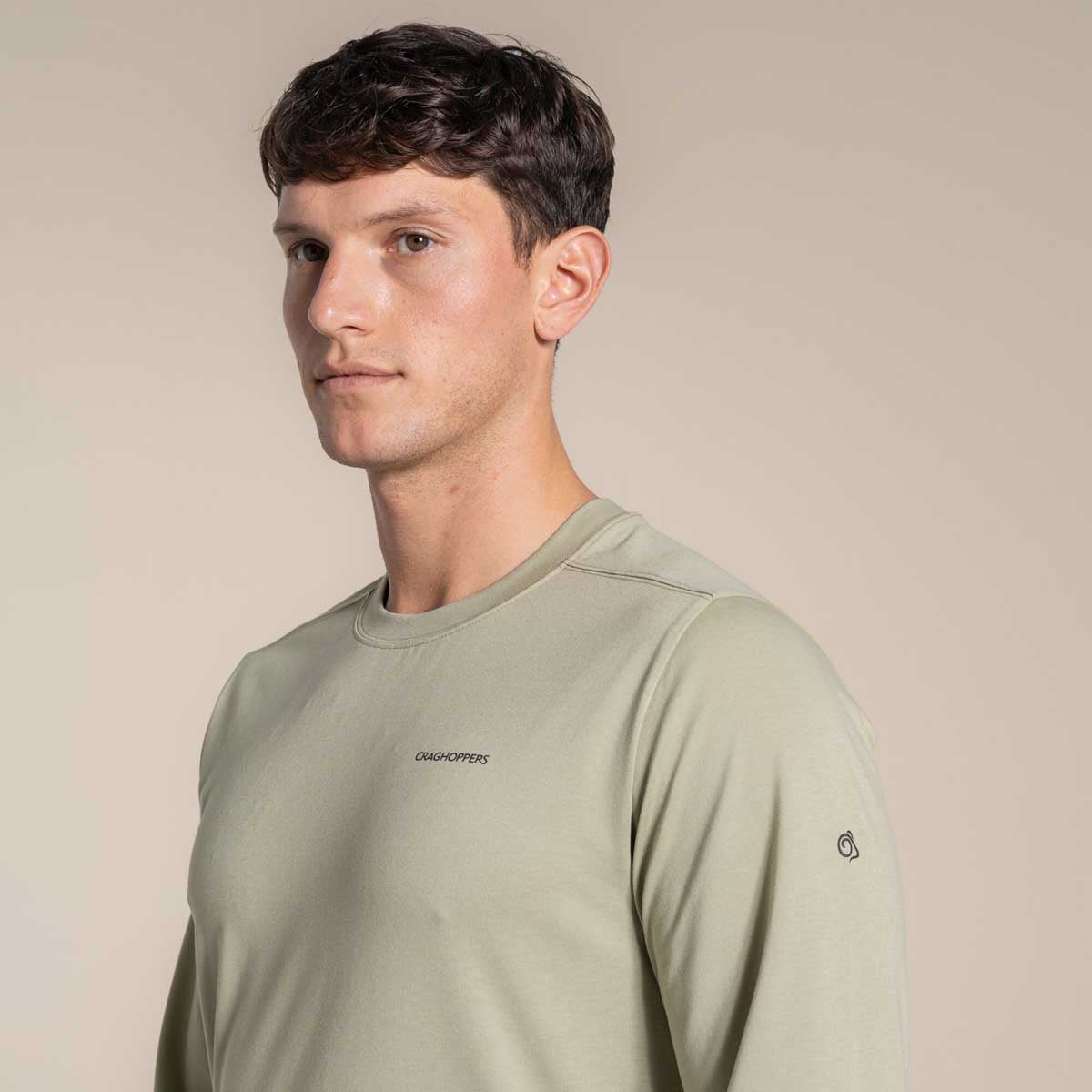 Craghoppers NosiLife Abel Long Sleeved T-Shirt - Bay Leaf