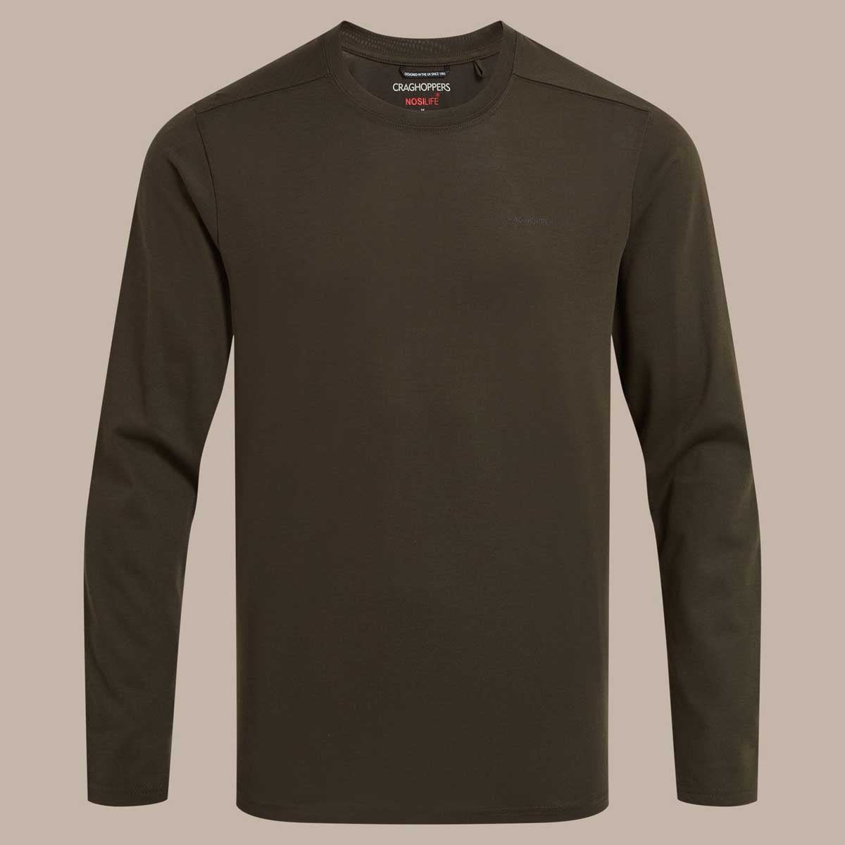 Craghoppers NosiLife Abel Long Sleeved T-Shirt - Woodland Green