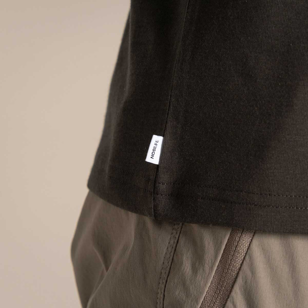 Craghoppers NosiLife Abel Long Sleeved T-Shirt - Woodland Green - Detail