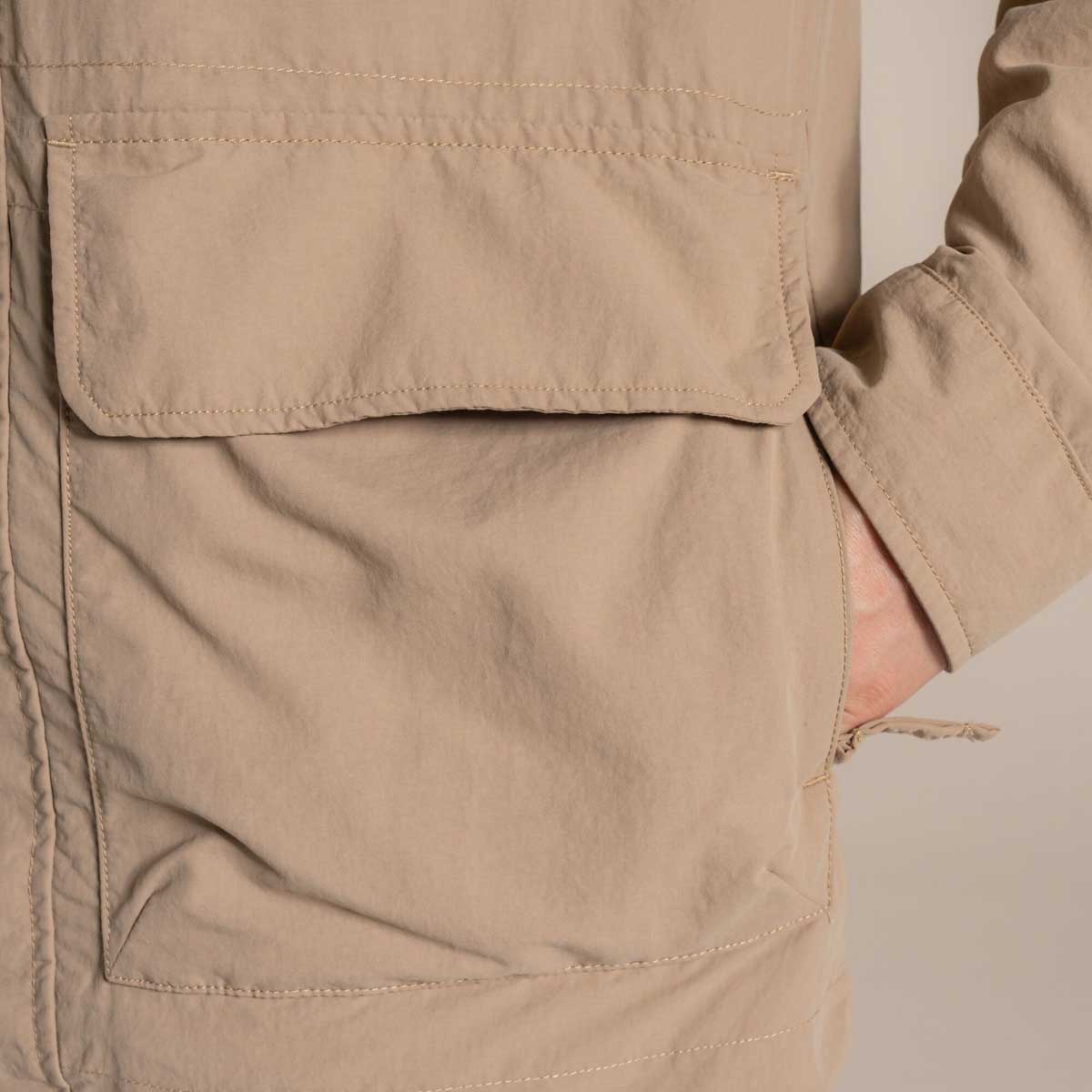 Craghoppers NosiLife Adventure Jacket V - Earthenware - Pocket