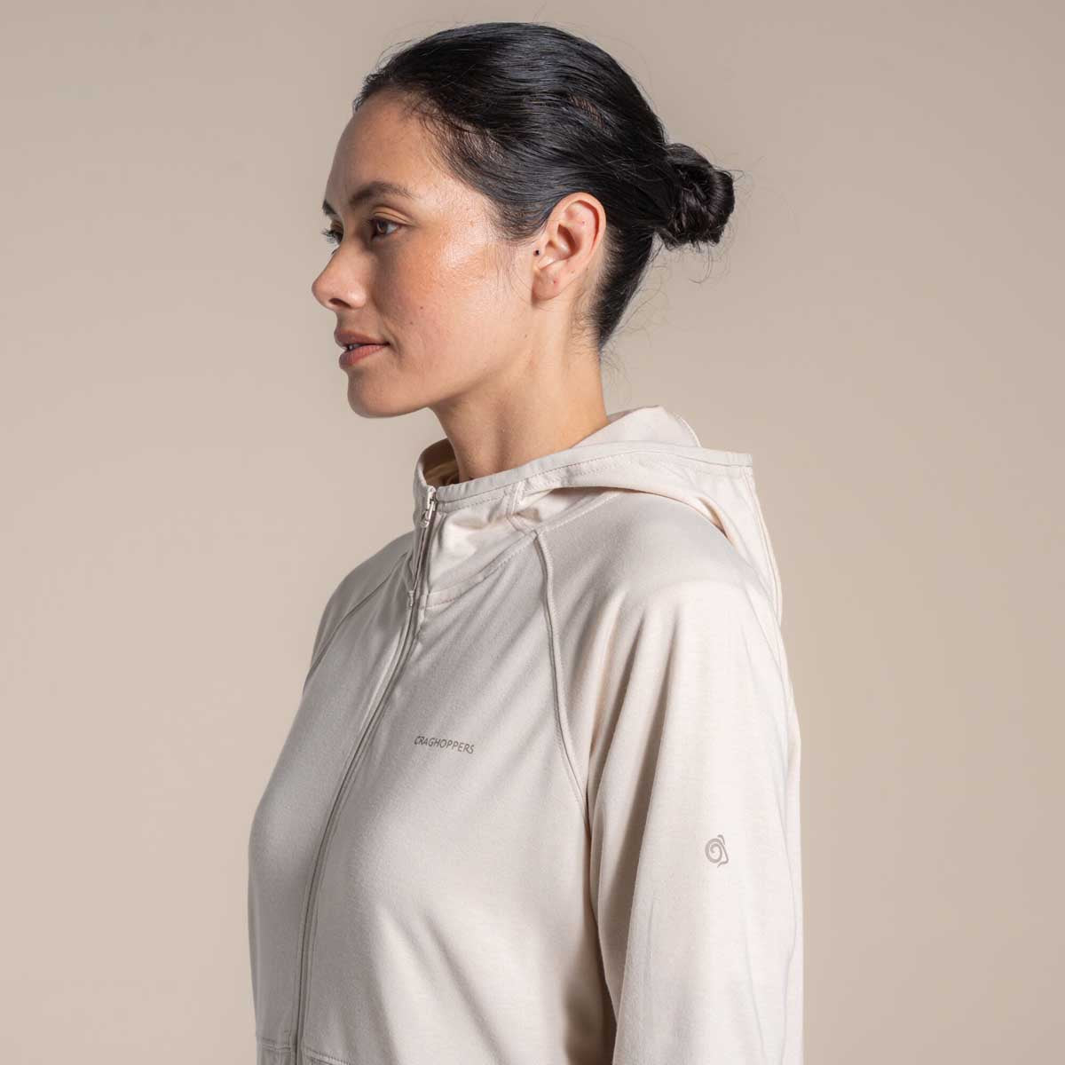Craghoppers NosiLife Aya Women's Hooded Jacket - Oyster Marl