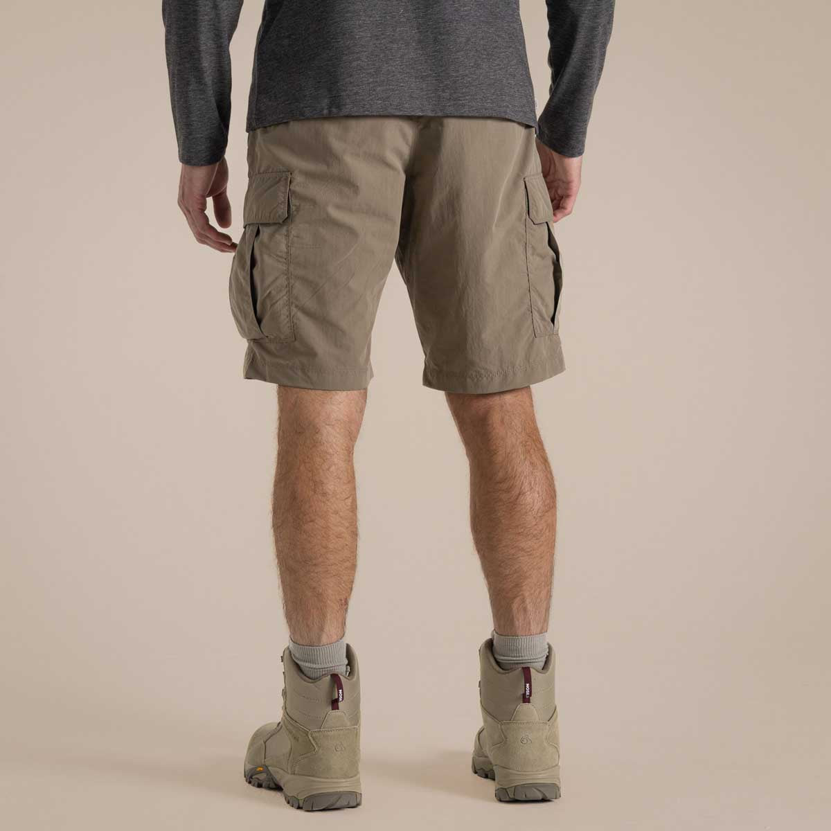 Craghoppers NosiLife Cargo Short III - Pebble - Rear