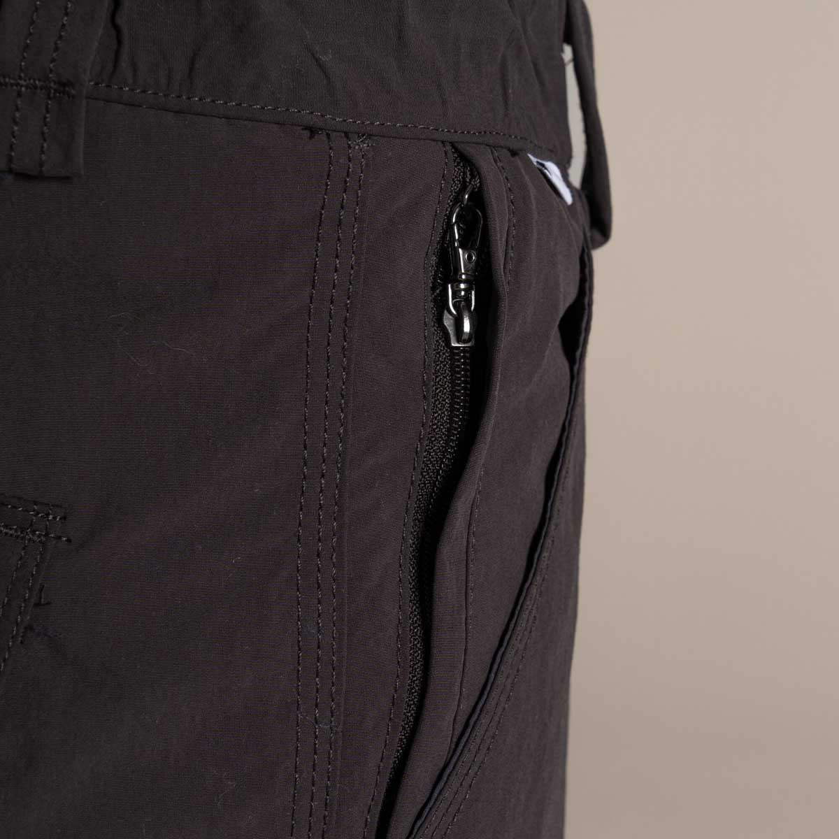 Craghoppers NosiLife Cargo Trouser III - Black Pepper - Security Clip