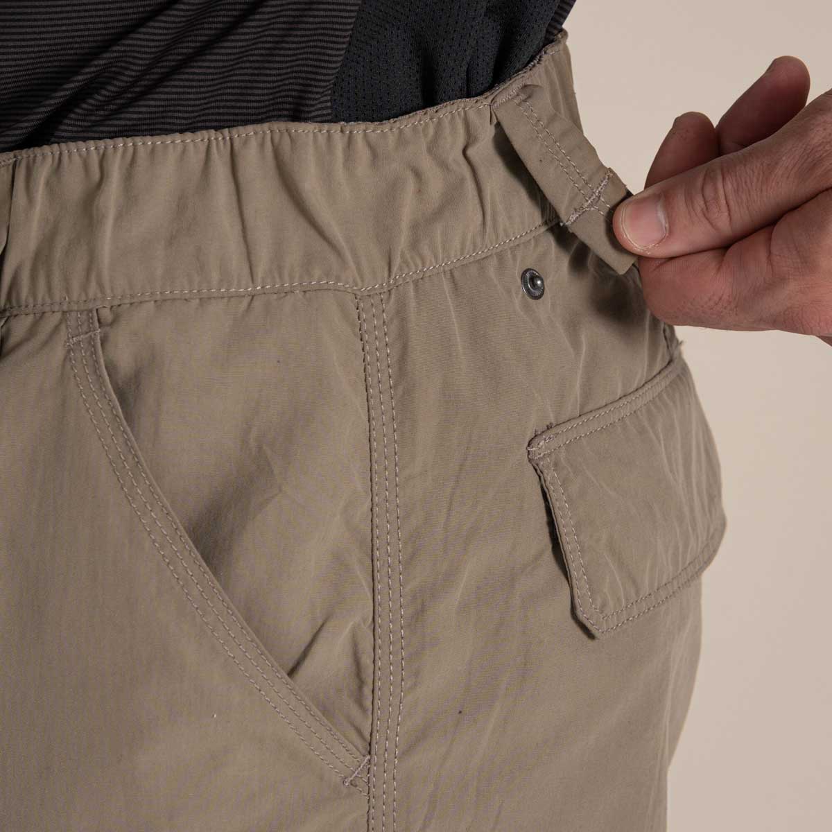 Craghoppers NosiLife Cargo Trouser III - Pebble - Belt Loop