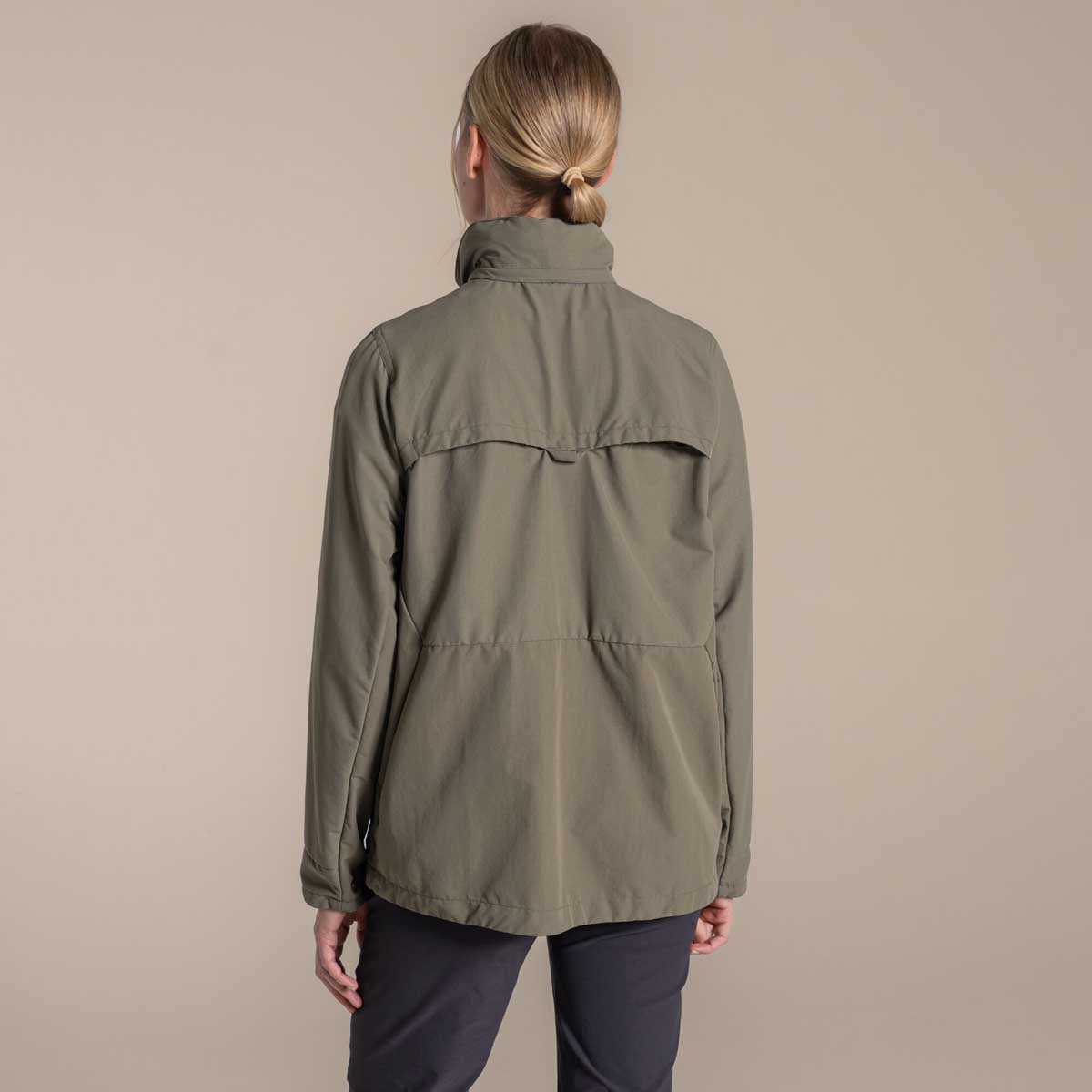 Craghoppers NosiLife Farah Women's Jacket - Wild Olive - Rear