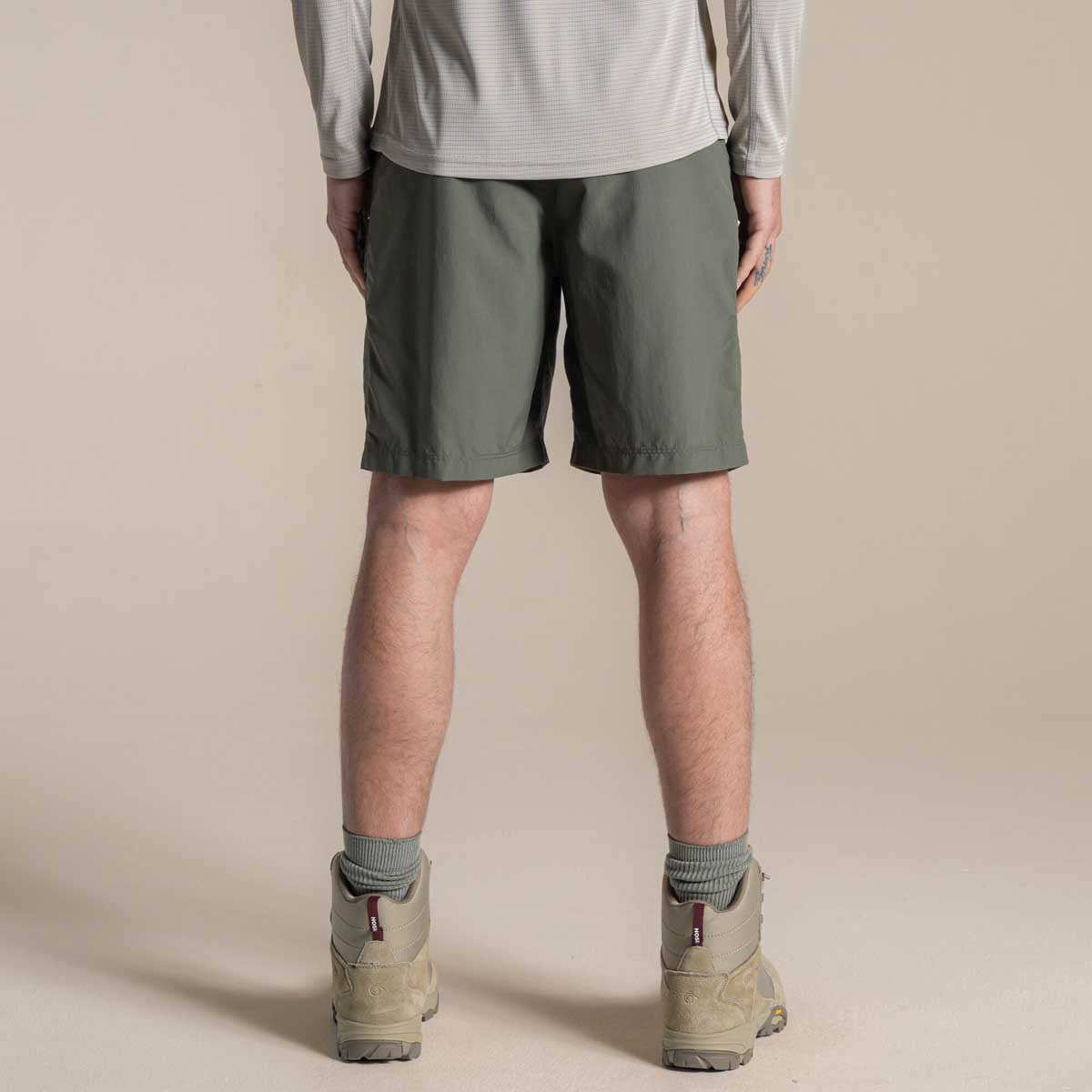Craghoppers NosiLife Kadin Cargo Short - Dark Sage - Rear