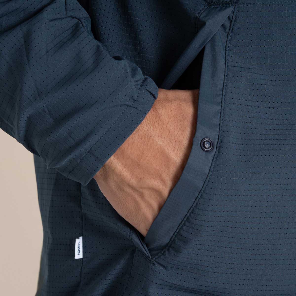 Craghoppers NosiLife Ovis Reversible Jacket - Blue Stone - Reverse Pocket