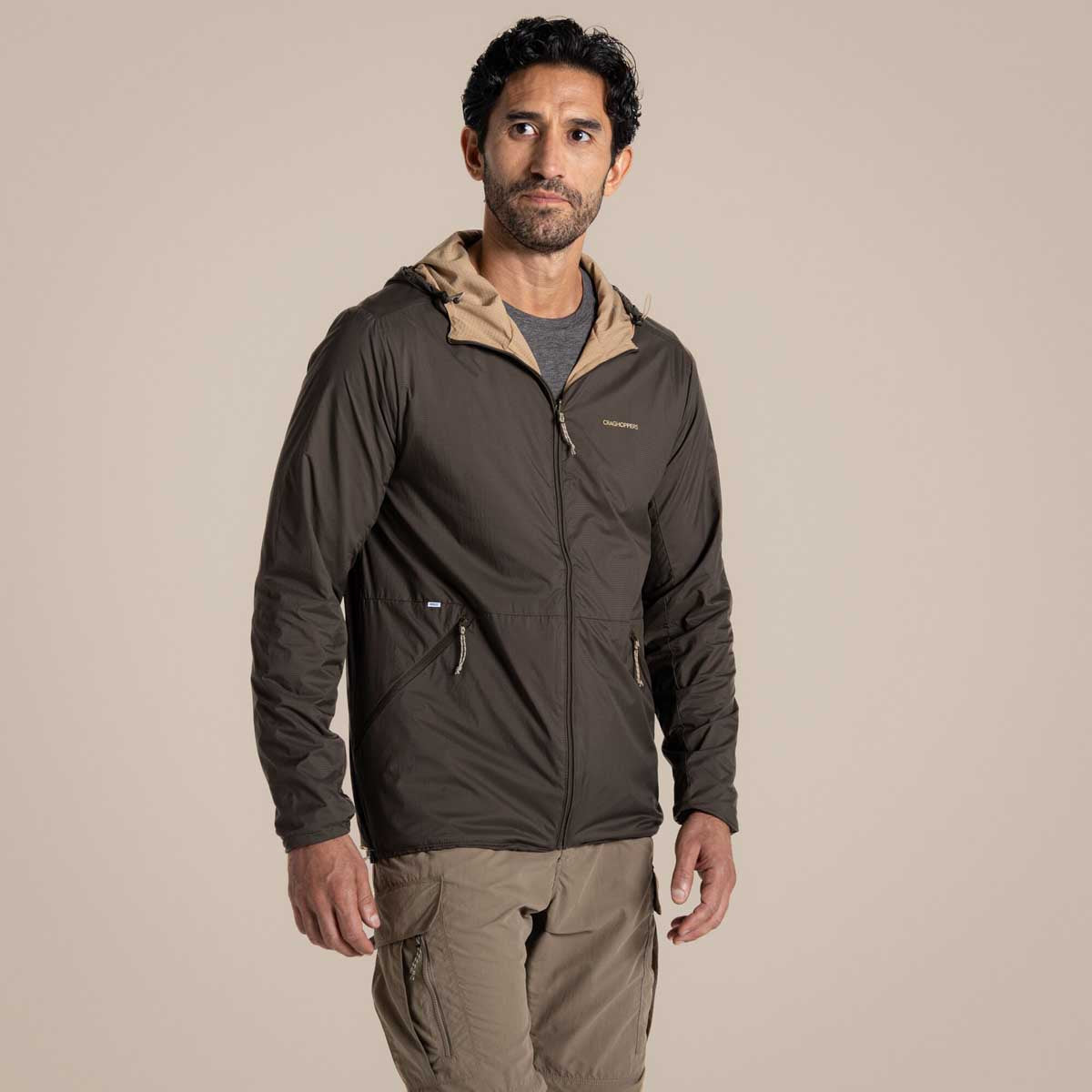 Craghoppers NosiLife Ovis Reversible Jacket - Woodland Green/Earthenware