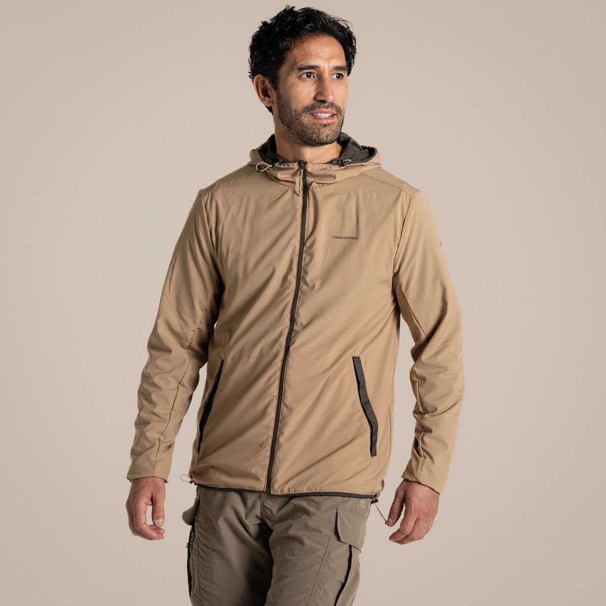 Craghoppers NosiLife Ovis Reversible Jacket - Woodland Green/Earthenware - Reversed