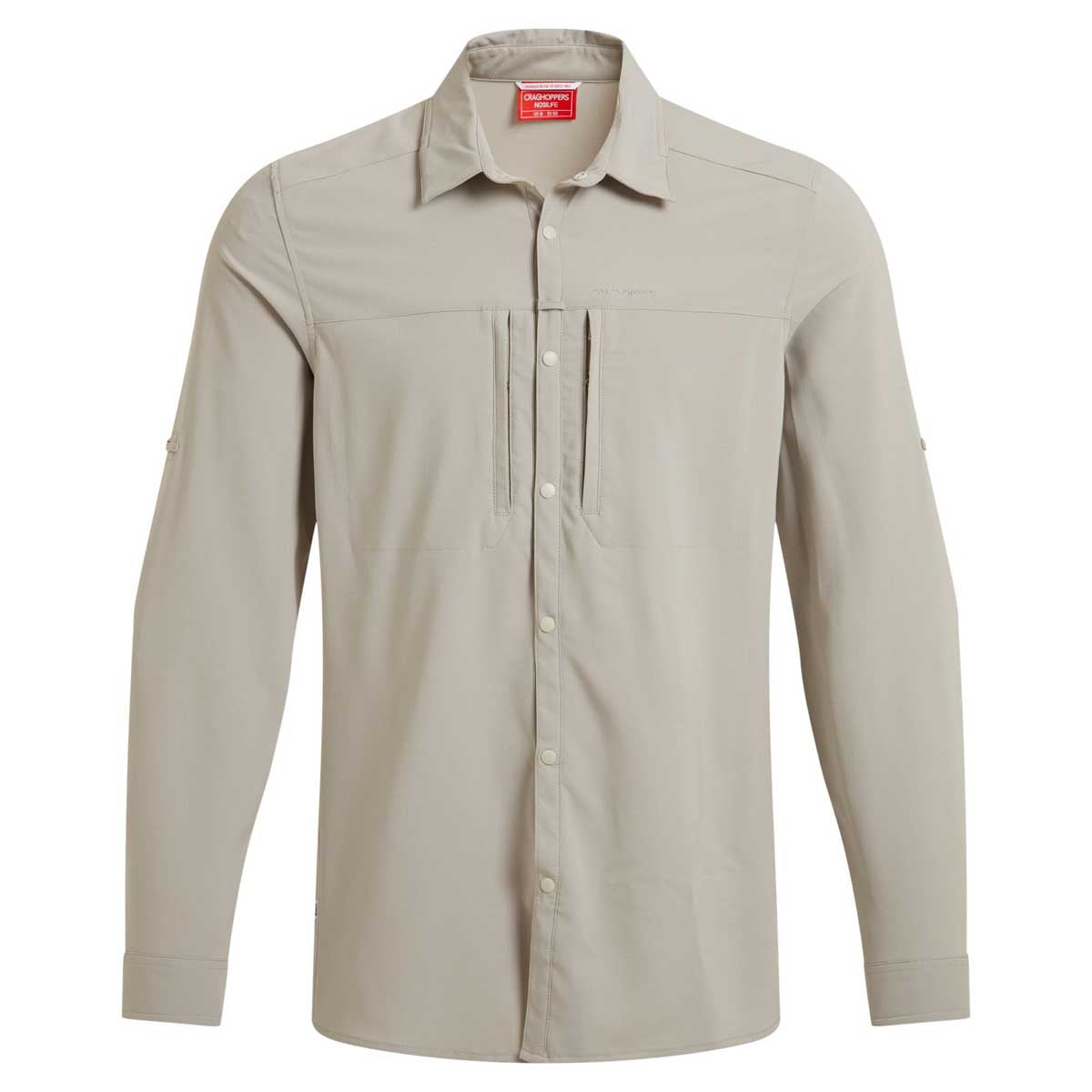Craghoppers NosiLife Pro Long Sleeved Shirt V - Parchment