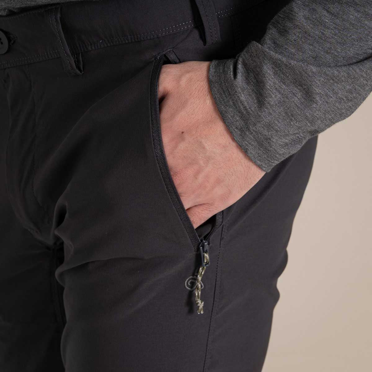 Craghoppers NosiLife Pro Trouser III - Black Pepper - Pocket