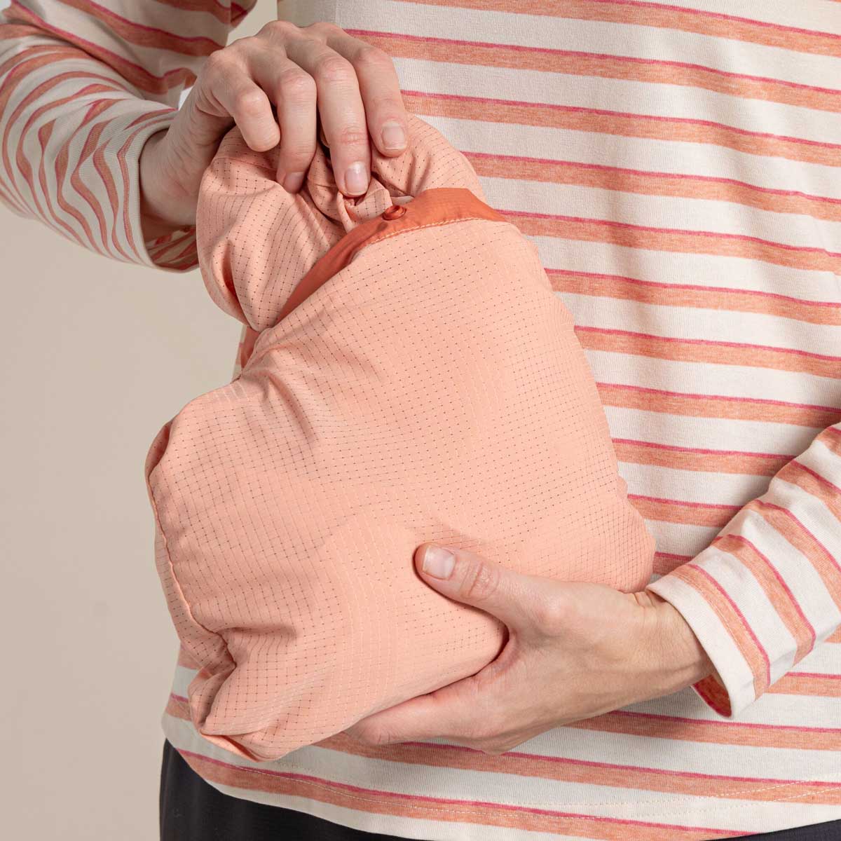 Craghoppers NosiLife Rosa Women's Reversible Jacket - Red Sandstone/Clay - Packable