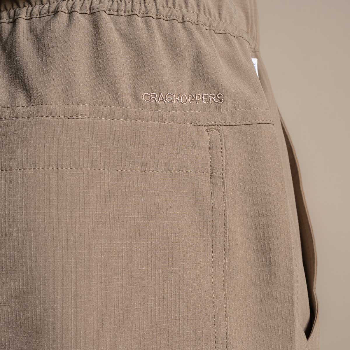 Craghoppers NosiLife Socco Trouser - Pebble - Rear Pocket
