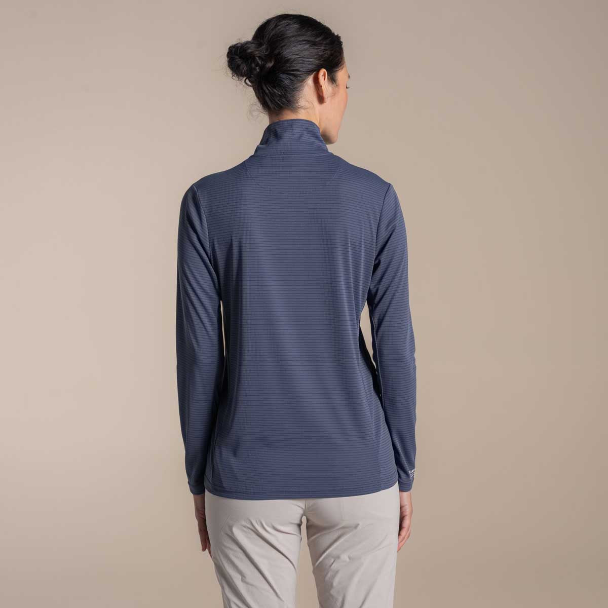 Craghoppers NosiLife SolarShield+ Women's Half Zip Top - Anthracite - Rear