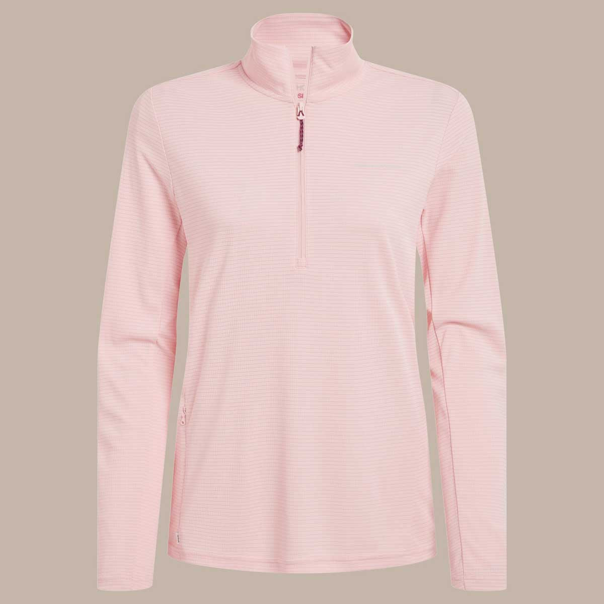 Craghoppers NosiLife SolarShield+ Women's Half Zip Top - Sherbert