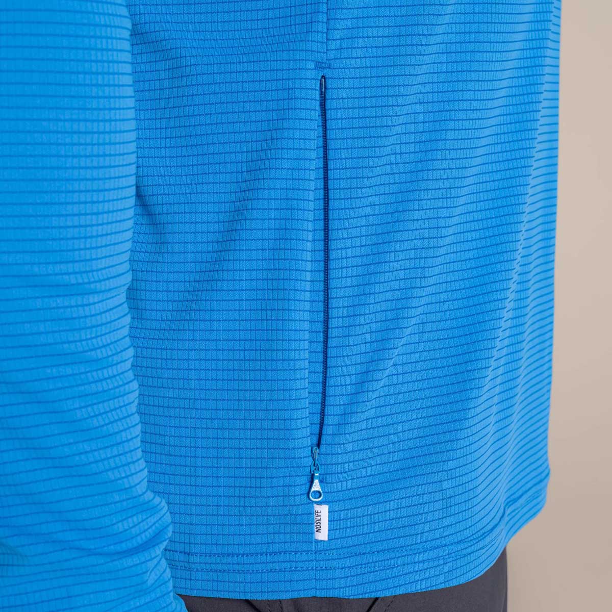 Craghoppers NosiLife Solarshield+ Half Zip - Azure Sky - Pocket