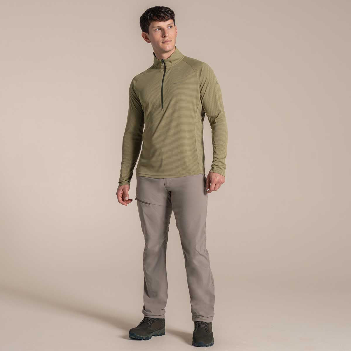 Craghoppers NosiLife Solarshield+ Half Zip - Cardamon
