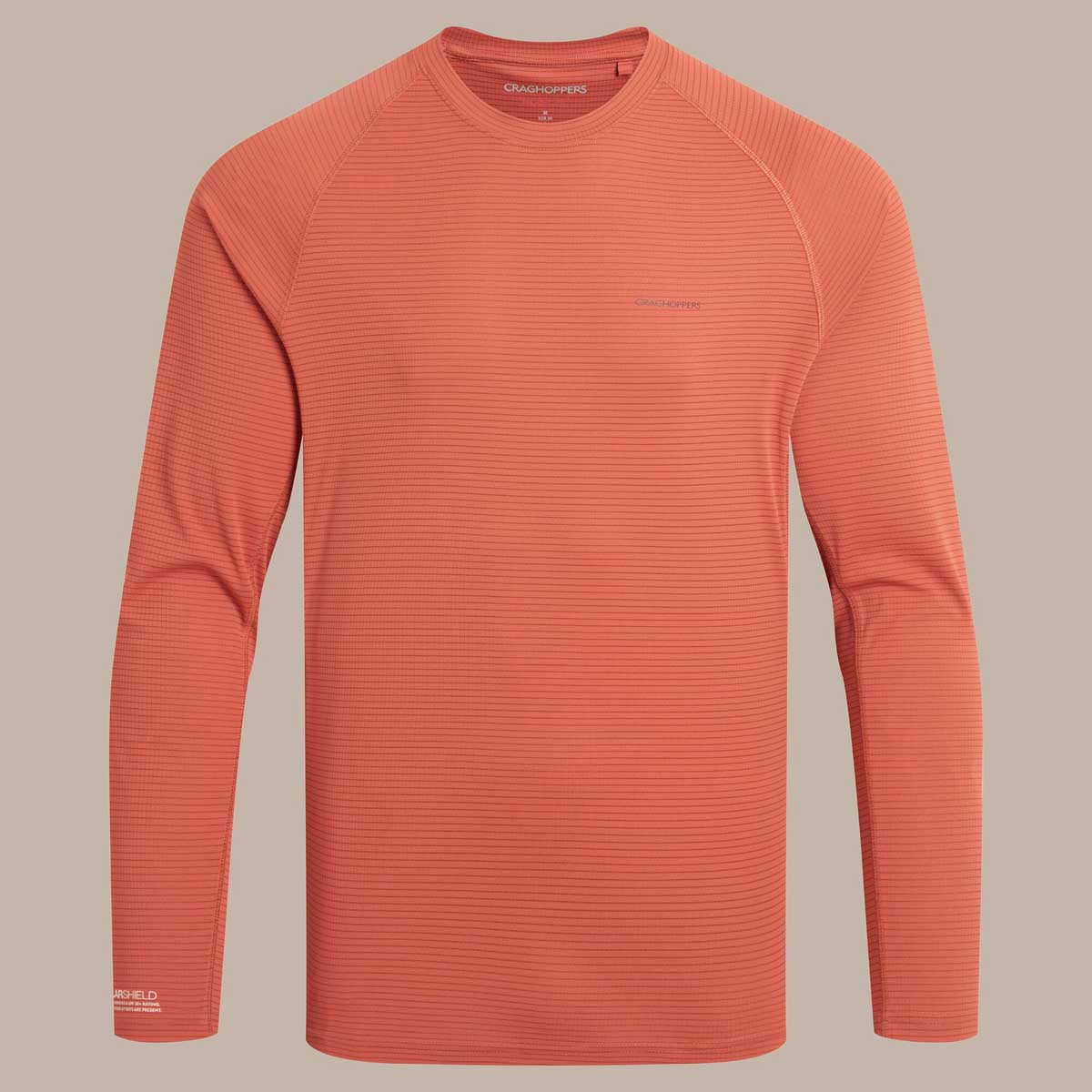 Craghoppers NosiLife Solarshield+ Long Sleeved T-Shirt - Dark Sahara