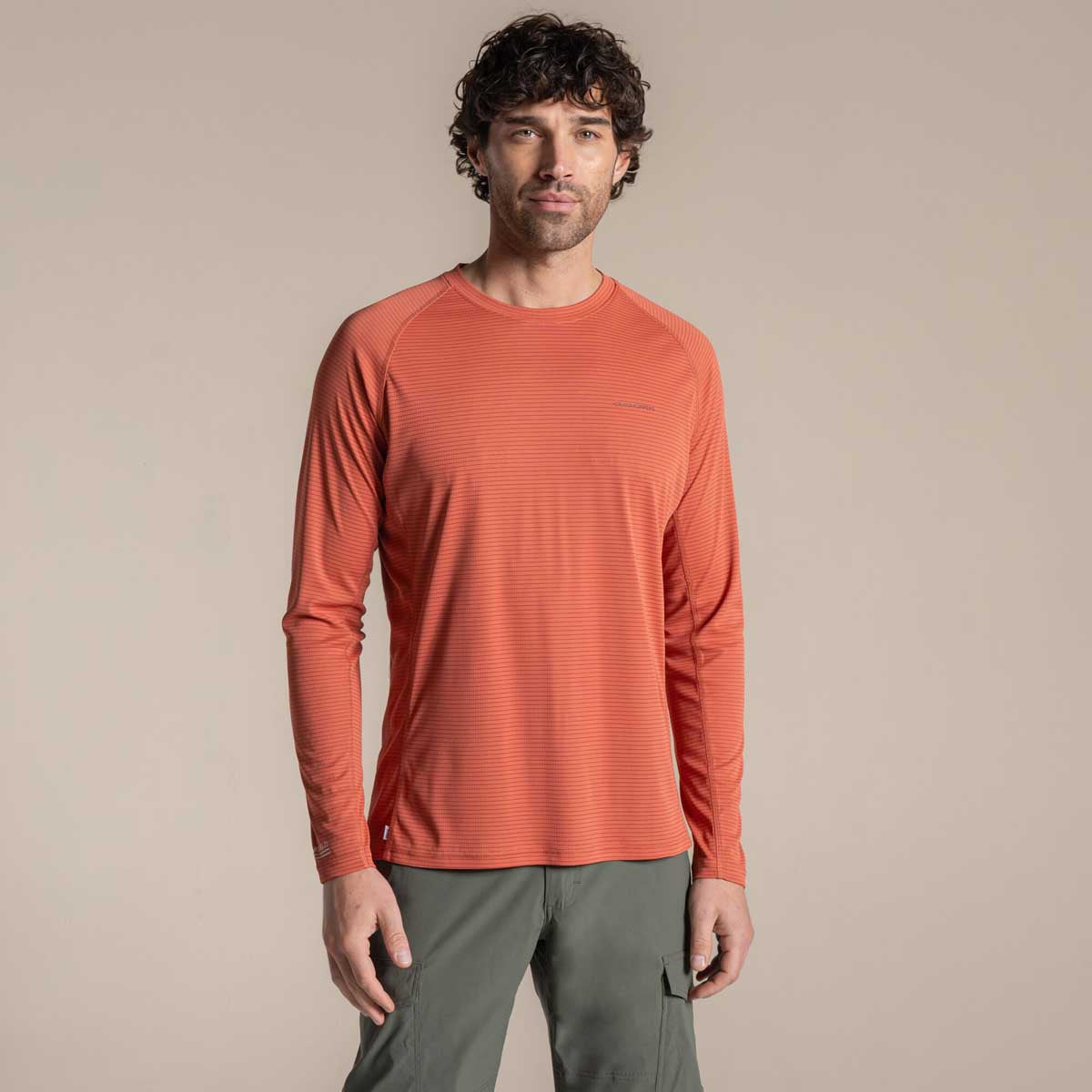 Craghoppers NosiLife Solarshield+ Long Sleeved T-Shirt - Dark Sahara