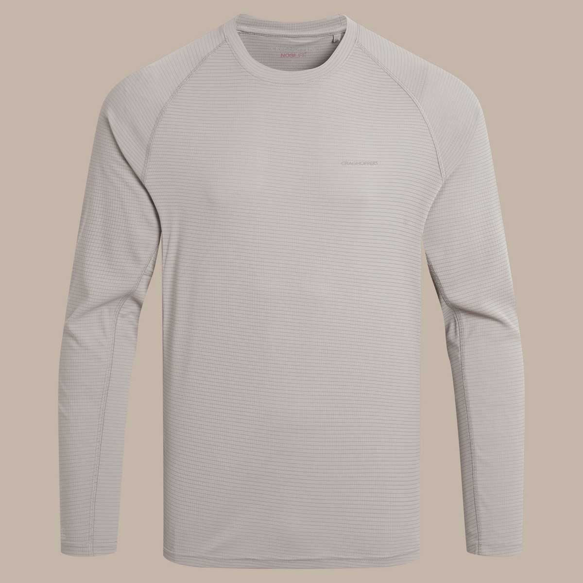 Craghoppers NosiLife Solarshield+ Long Sleeved T-Shirt - Parchment
