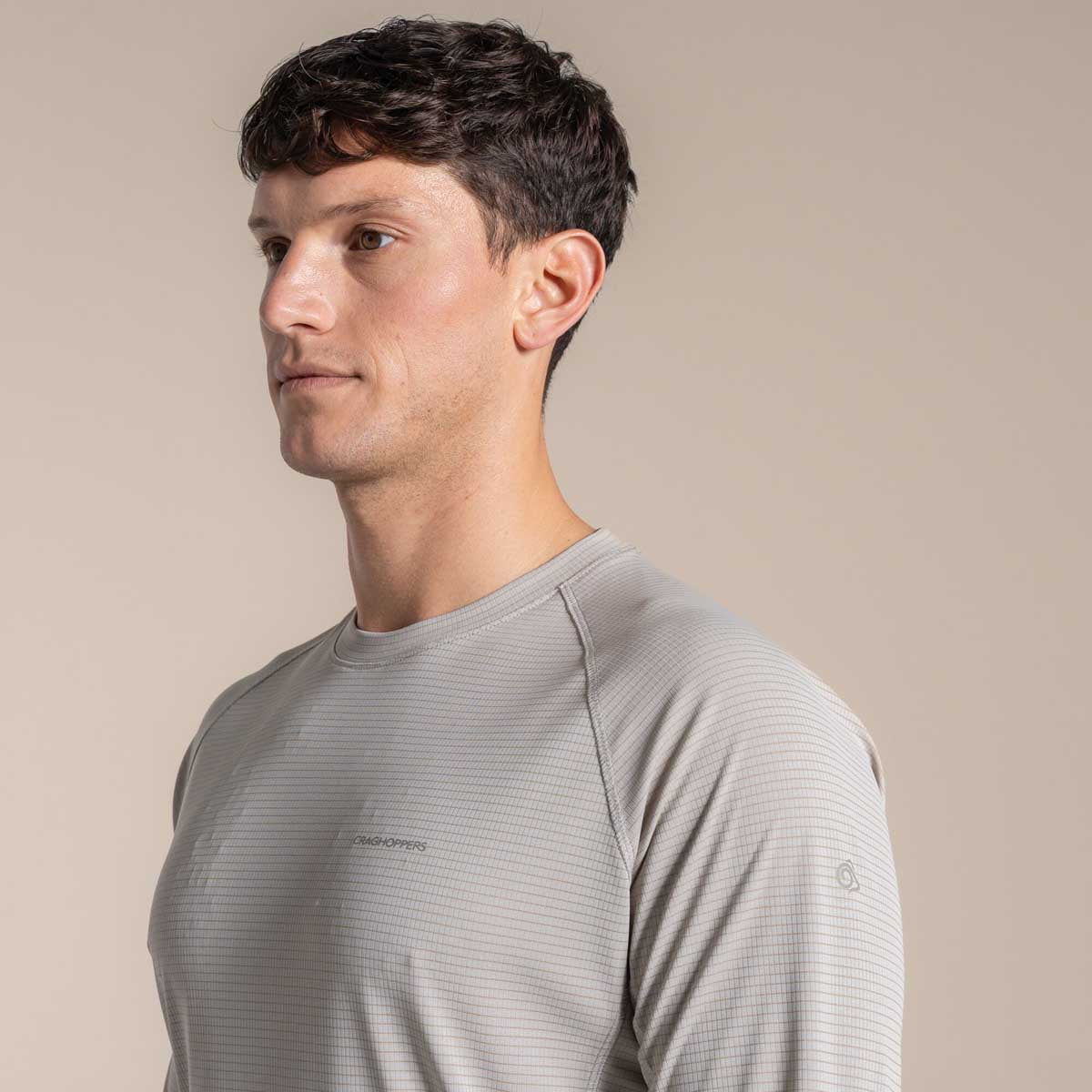 Craghoppers NosiLife Solarshield+ Long Sleeved T-Shirt - Parchment