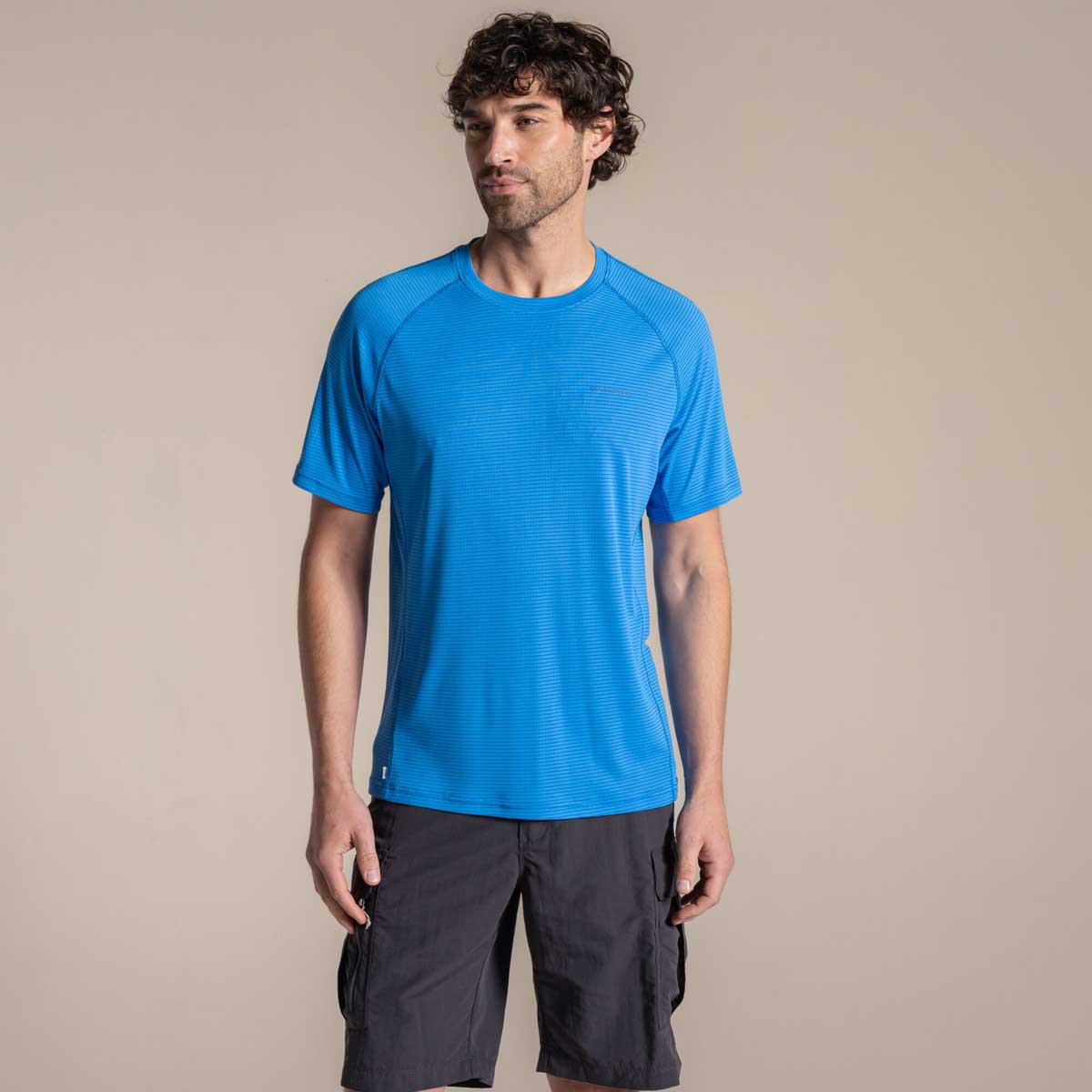 Craghoppers NosiLife Solarshield+ Short Sleeved T-Shirt - Azure Sky