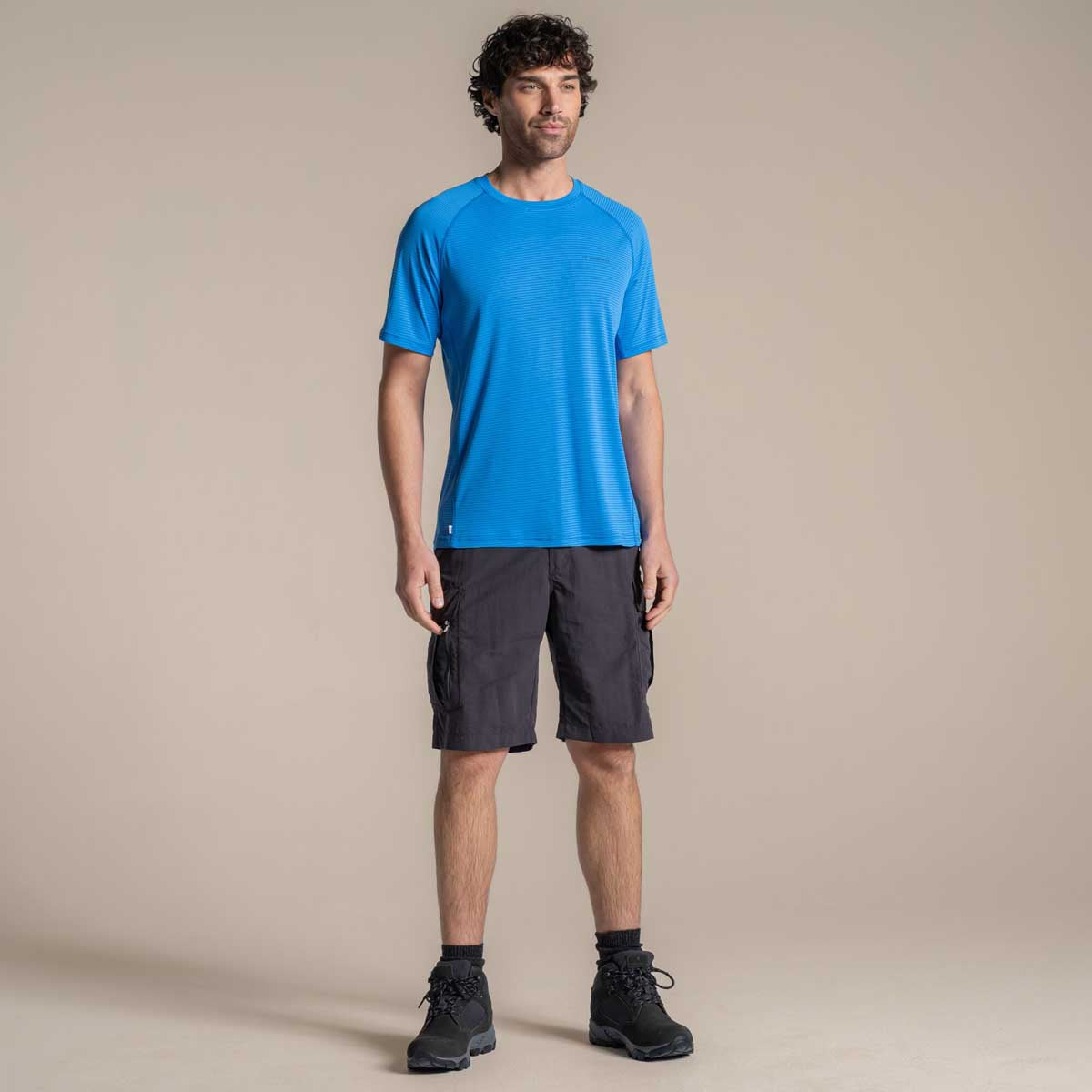 Craghoppers NosiLife Solarshield+ Short Sleeved T-Shirt - Azure Sky