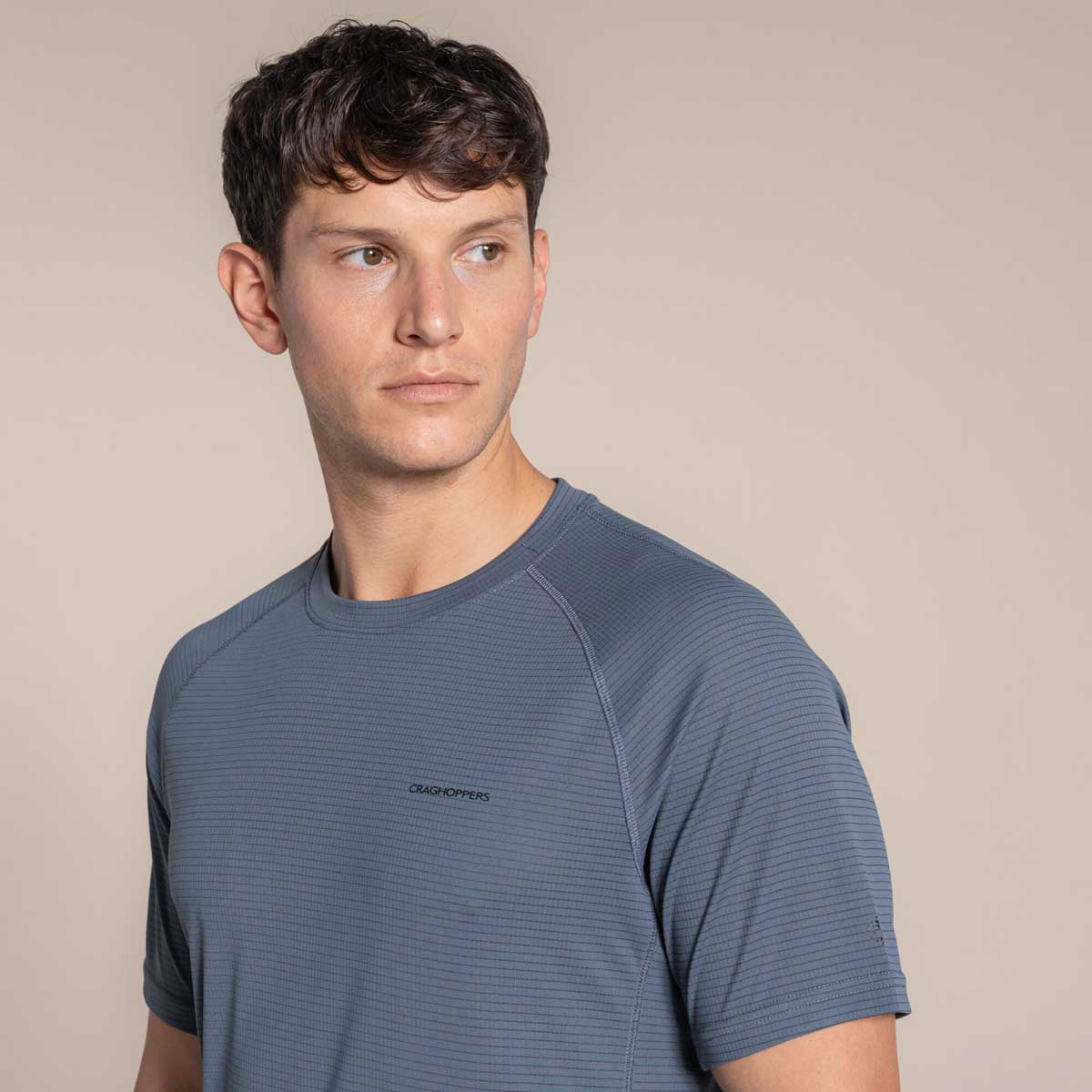 Craghoppers NosiLife Solarshield+ Short Sleeved T-Shirt - Dark Pewter