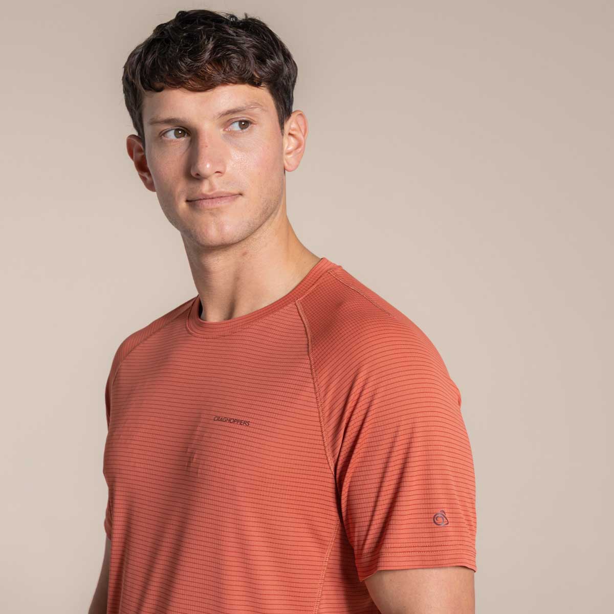 Craghoppers NosiLife Solarshield+ Short Sleeved T-Shirt - Dark Sahara