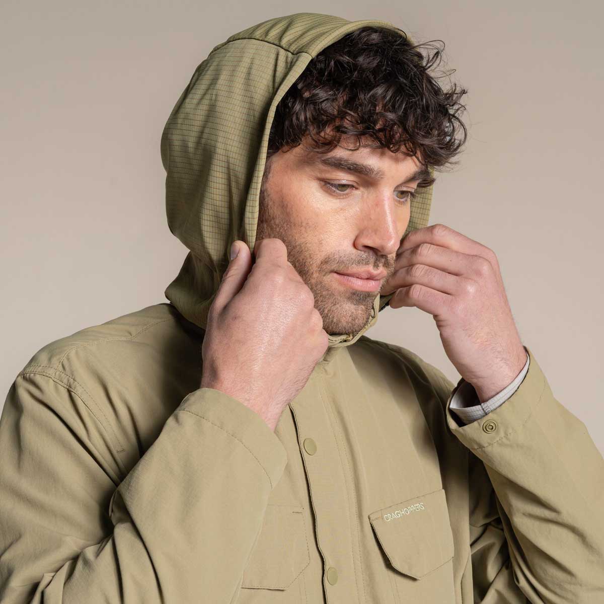 Craghoppers NosiLife Younes Jacket - Cardamon - Hood