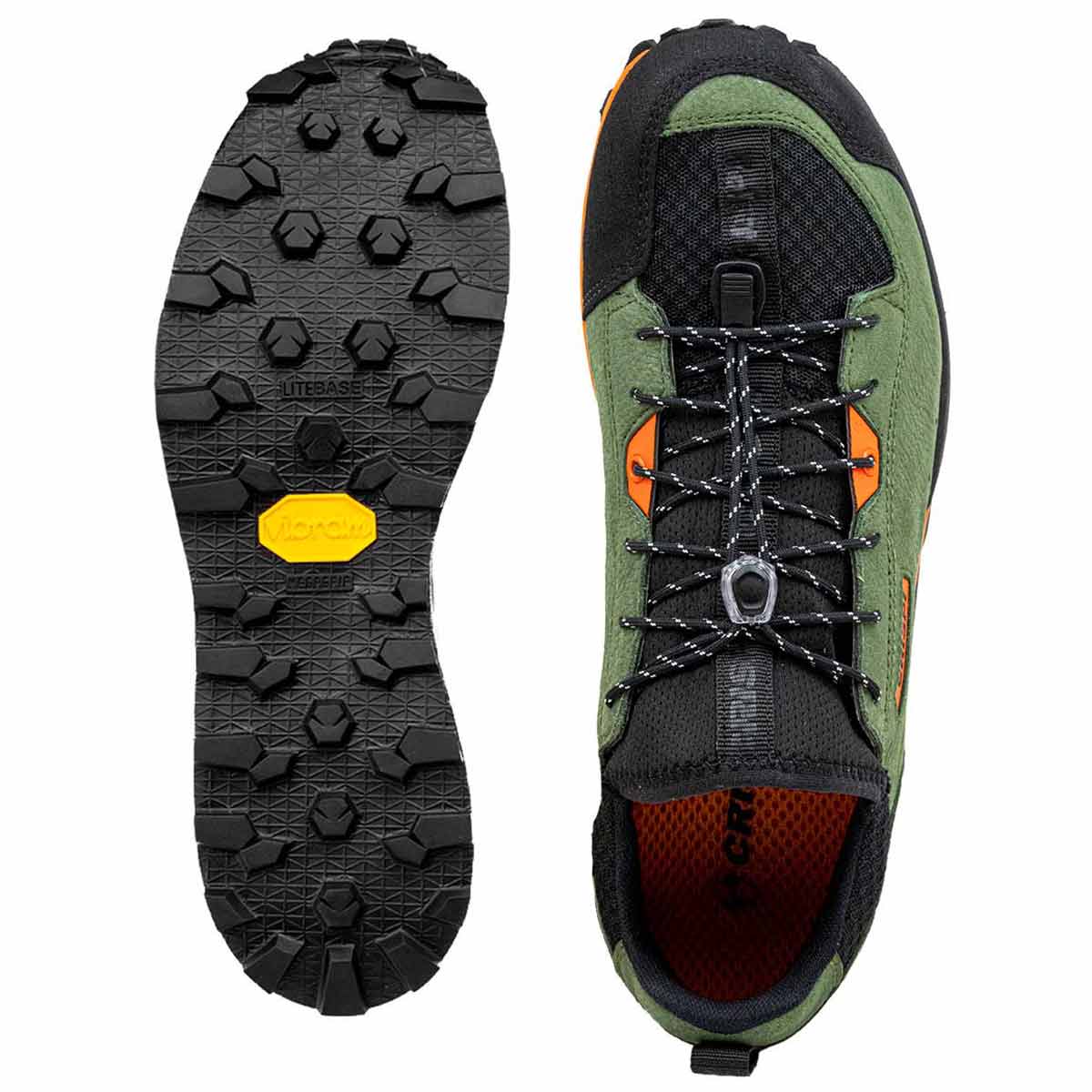 Crispi Attiva Low Shoes - Birch - Top View & Sole Unit
