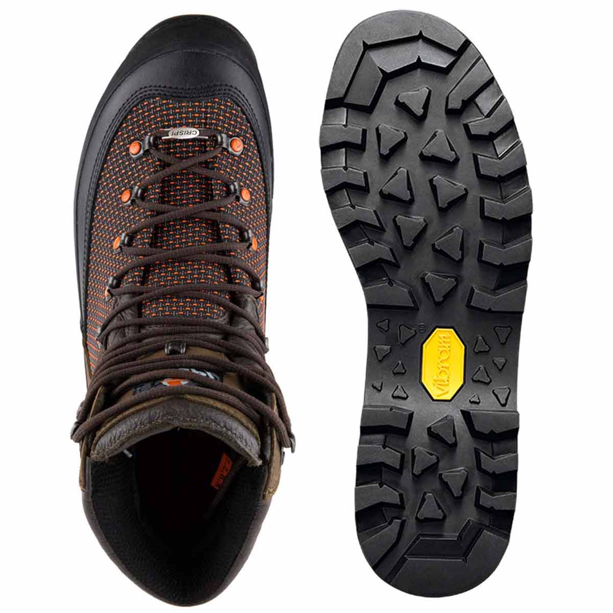 Crispi Track GTX Hunting Boots - Top View & Sole View