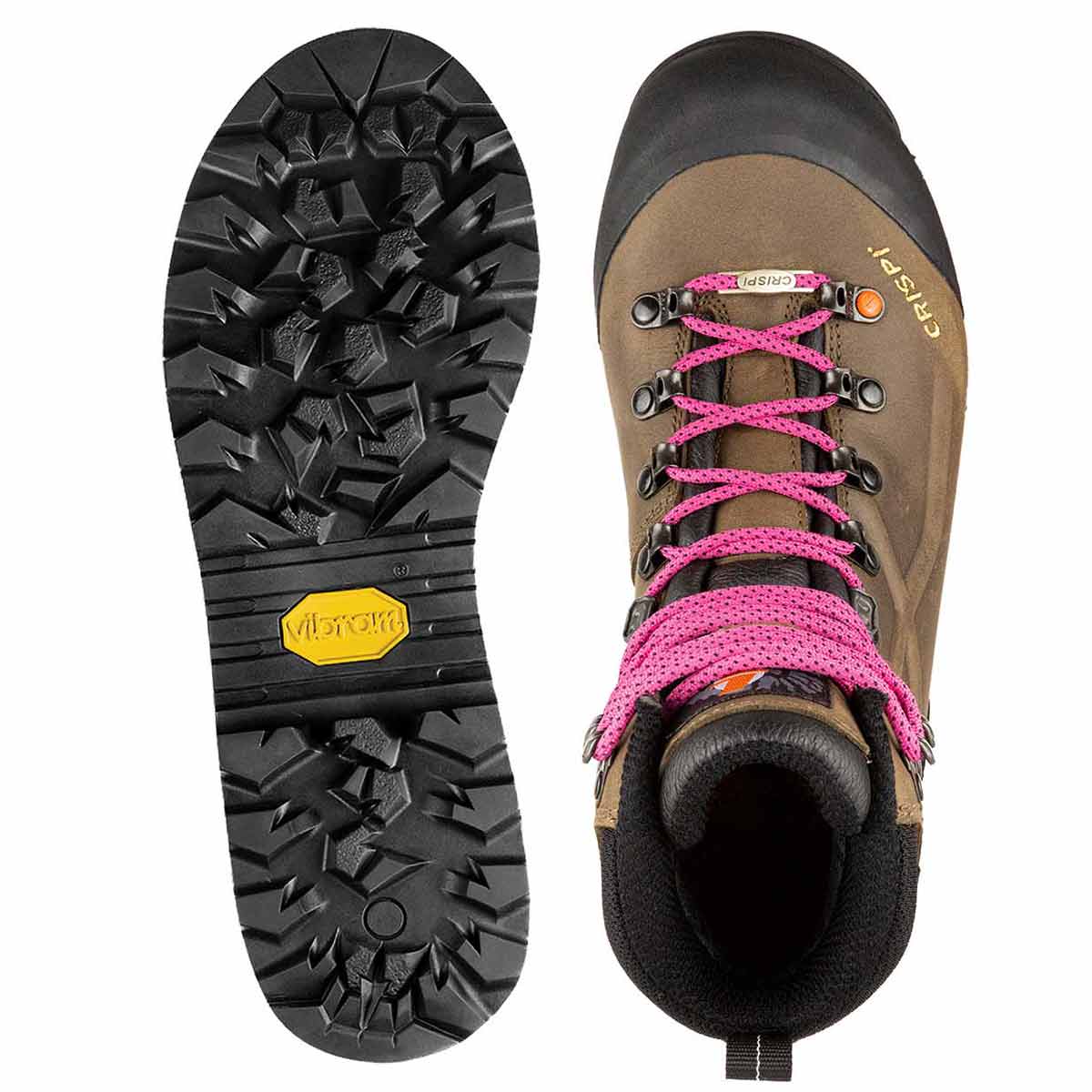 Crispi Valdres S.E. Lady GTX Boots - Top View and Sole Unit