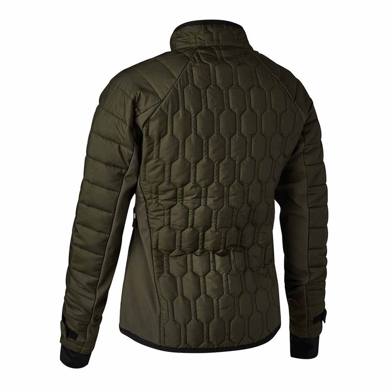 Deerhunter Lady Mossdale Quilted Jacket Forest Green Rear