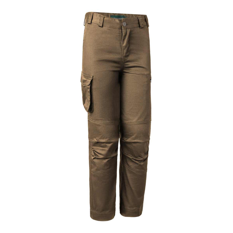     Deerhunter-Youth-Traveller-Trousers-Hickory-Front