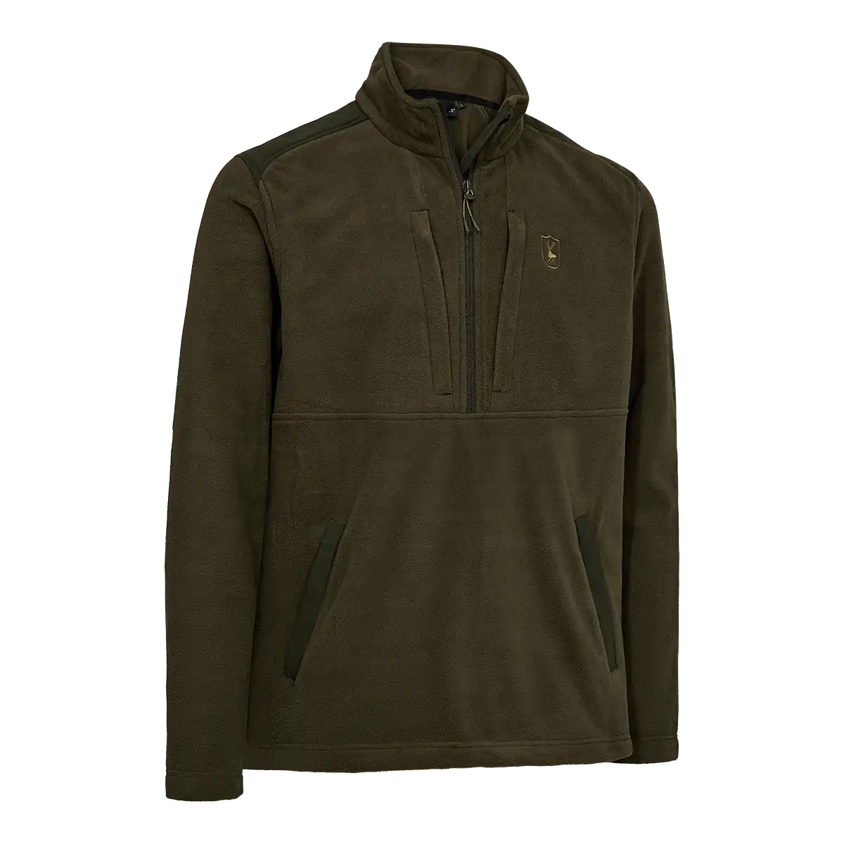 Deerhunter Climate 1/2 Zip Fleece with 37.5® Technology - Hunter Green - Front