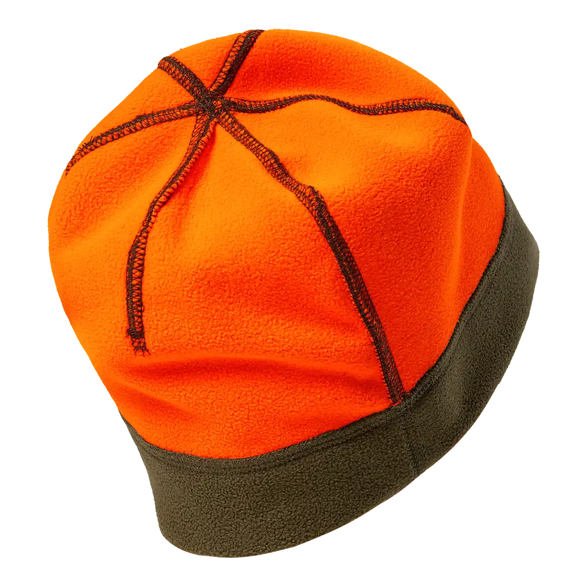 Deerhunter Fleece Beanie - Tarmac Green - Reversed Back