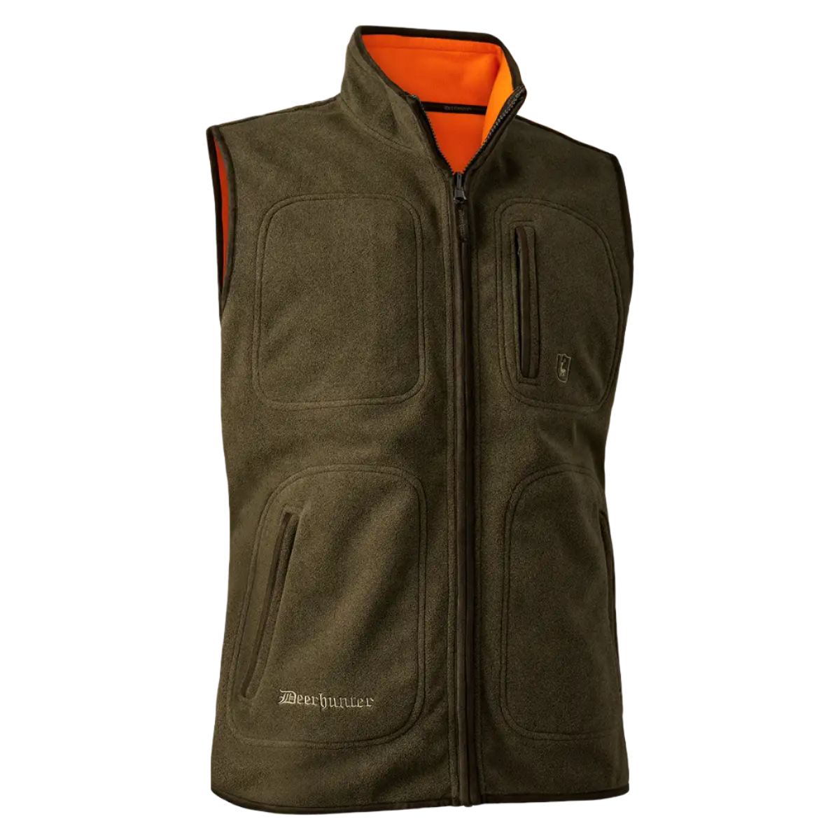 Deerhunter Gamekeeper Reversible Fleece Waistcoat -  Front