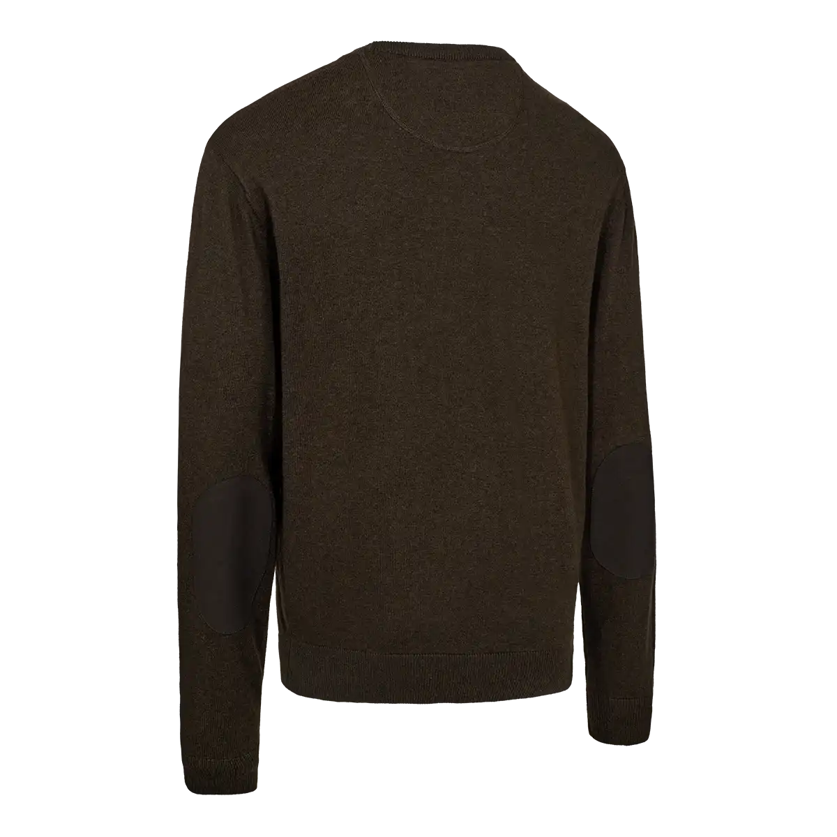 Deerhunter Harrington O-Neck Knit Pullover - Brown Melange - Back