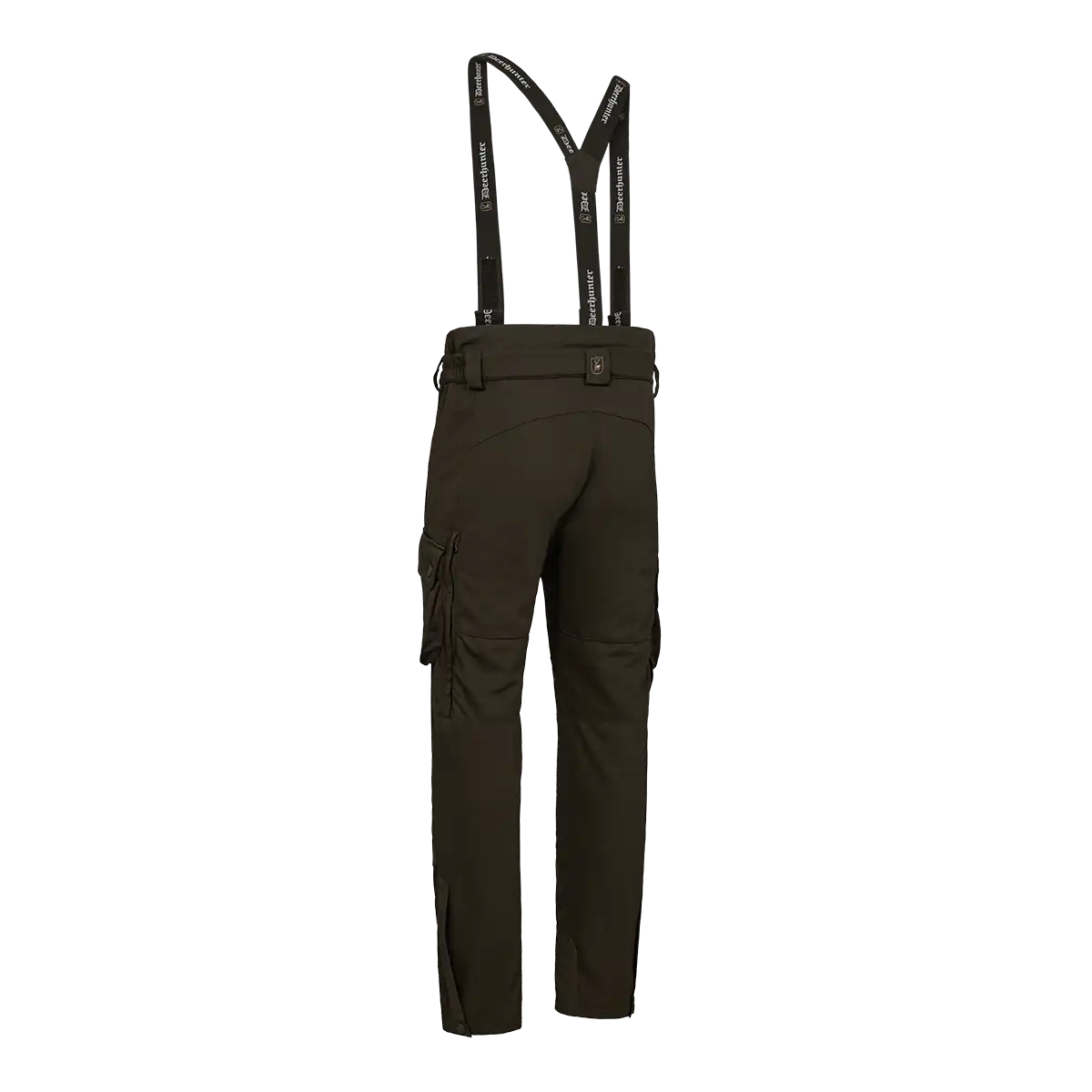 Deerhunter Muflon Pro Trousers - Art Green - Back With Braces
