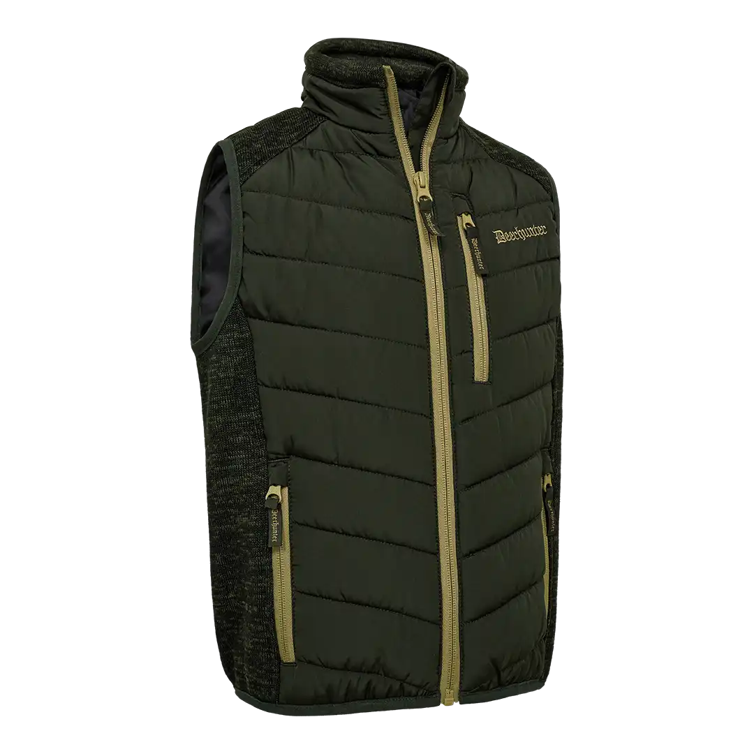Deerhunter Youth Moor Padded Waistcoat - Forest Ember - Front