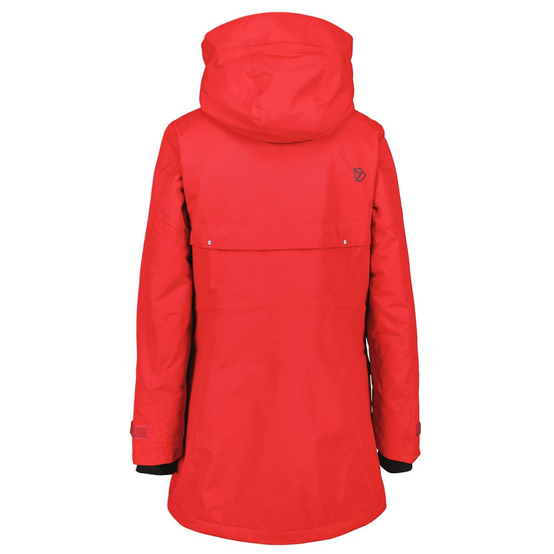 Didriksons Frida Women's Parka 7 Pomme Red Rear