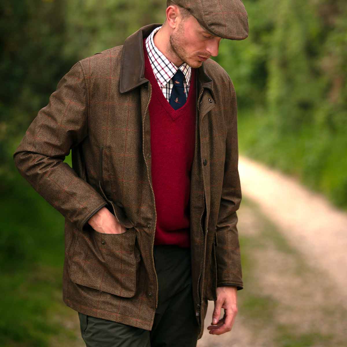 Alan Paine Didsmere Technical Tweed Mens Coat | ArdMoor