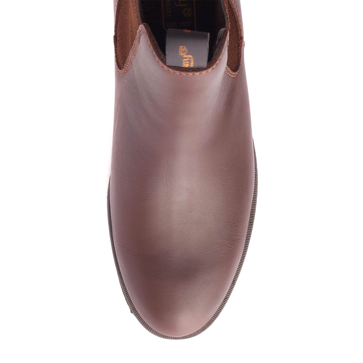 Dubarry Antrim Men's Chelsea Boot - Mahogany - Top