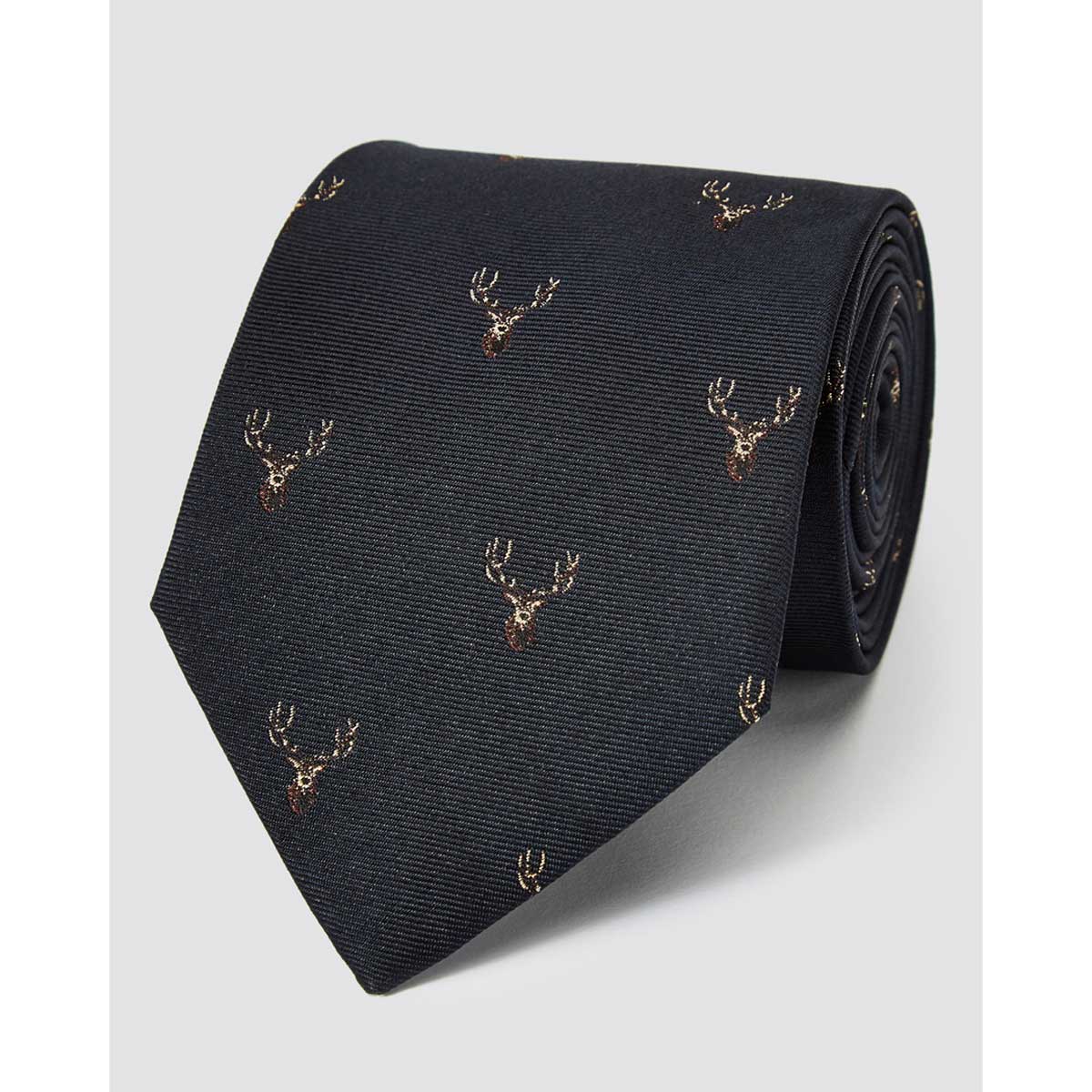 Dubarry Avalon Silk Wove Tie - navy